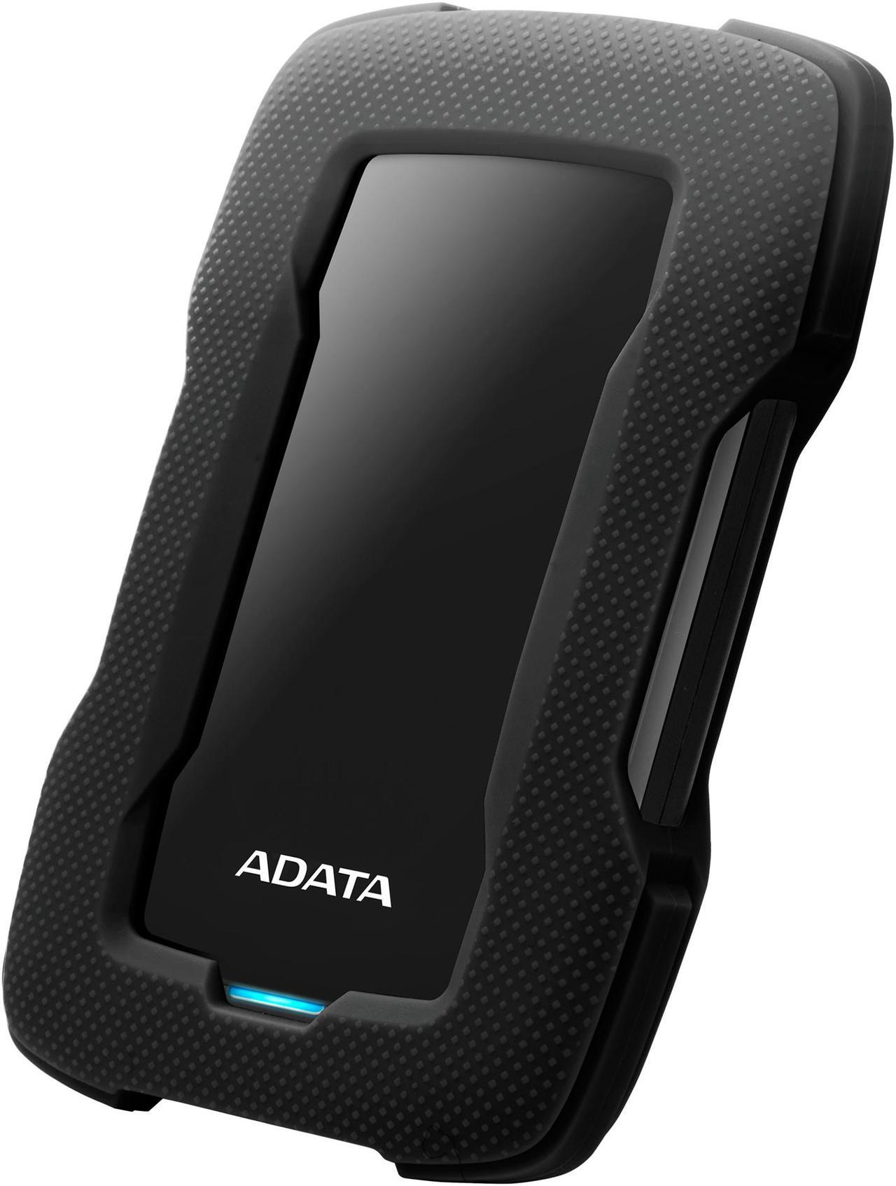 Alt view image 4 of 7 - ADATA Durable Series HD330: 2TB Black External USB 3.1 Portable Hard Drive Gaming Console Compatible
