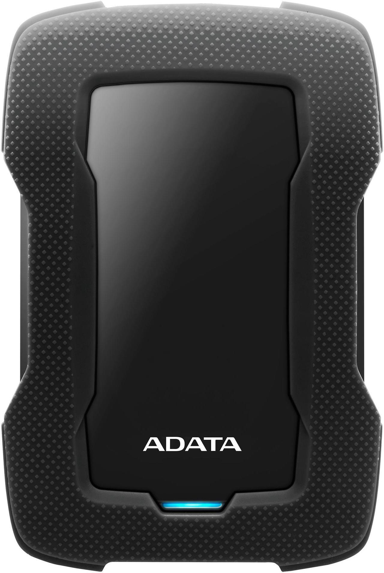 Main image of ADATA Durable Series HD330: 2TB Black External USB 3.1 Portable Hard Drive Gaming Console Compatible