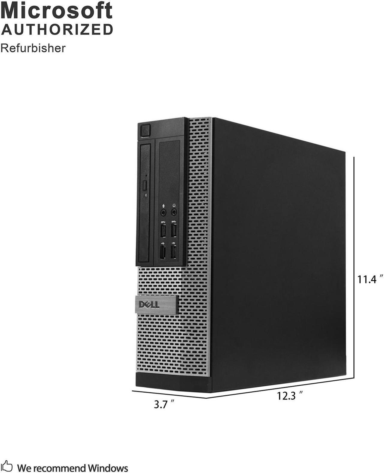 Alt view image 3 of 7 - Dell Grade A OptiPlex 7020 SFF Computer, Intel Core i3 4150 3.5GHz, 8G DDR3 500G, DVD WIFI BT Windows 10 Pro 64 bits(ES/EN)
