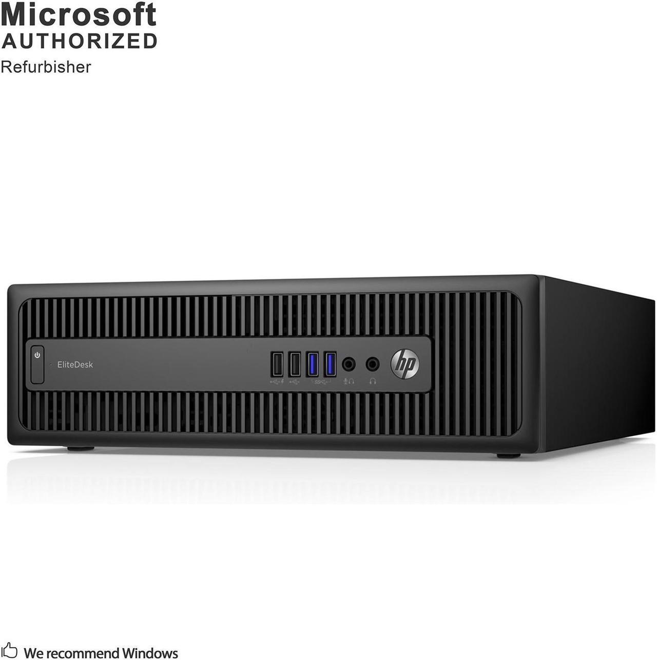 Alt view image 2 of 7 - Grade A HP EliteDesk 800 G1 Small Form Factor PC, Intel Quad Core I7-4770 3.4Ghz, 32G DDR3, 1T SSD, DVDRW, DP, 4K Support, WiFi, Keyboard & Mouse, Windows 10 Pro 64 Bit-Multi-Language(EN/ES/FR)