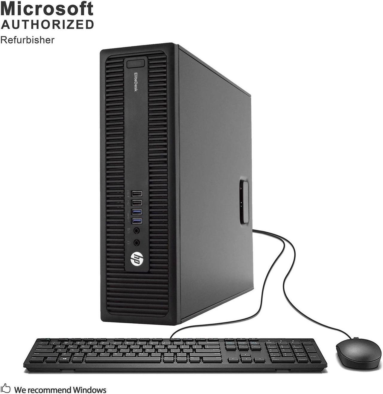 Main image of Grade A HP EliteDesk 800 G1 Small Form Factor PC, Intel Quad Core I7-4770 3.4Ghz, 32G DDR3, 1T SSD, DVDRW, DP, 4K Support, WiFi, Keyboard & Mouse, Windows 10 Pro 64 Bit-Multi-Language(EN/ES/FR)