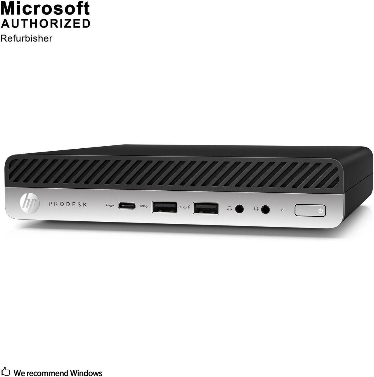 Alt view image 2 of 7 - Grade A HP ProDesk 600 G3 Desktop Mini PC, Intel Quad Core I5-6500T 2.5Ghz, 16G DDR4, 256G SSD, DP, 4K Support, Keyboard & Mouse, Windows 10 Pro 64 Bit-Multi-Language(EN/ES/FR)