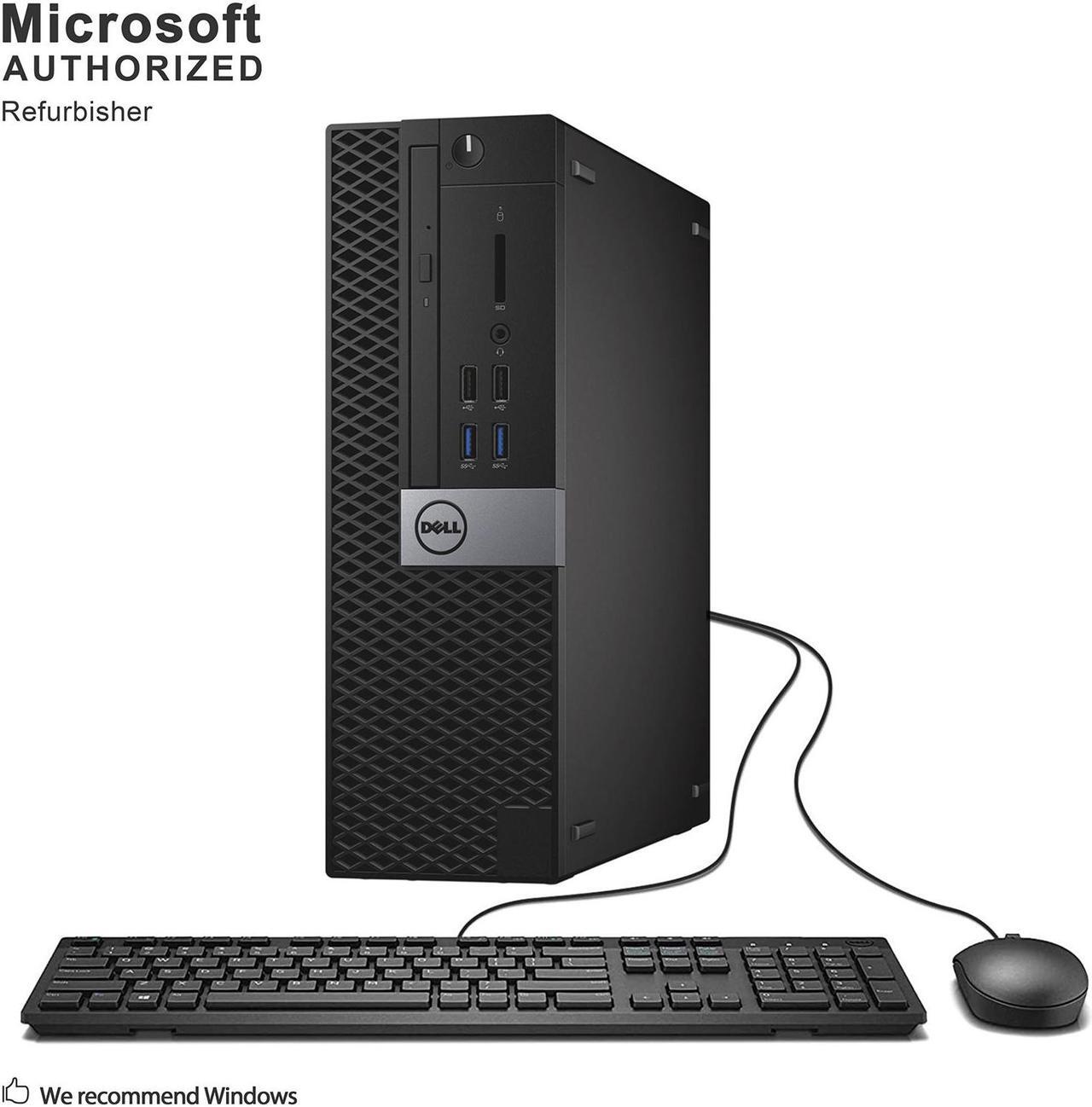 Main image of Grade A Dell OptiPlex 7040 SFF PC, Intel Quad Core I5-6500 3.2Ghz, 16G DDR4, 1T HDD, DVD, DP, HDMI, 4K Support, WiFi, Bluetooth 4.0, Keyboard & Mouse, Windows 10 Pro 64 Bit-Multi-Language(EN/ES/FR)