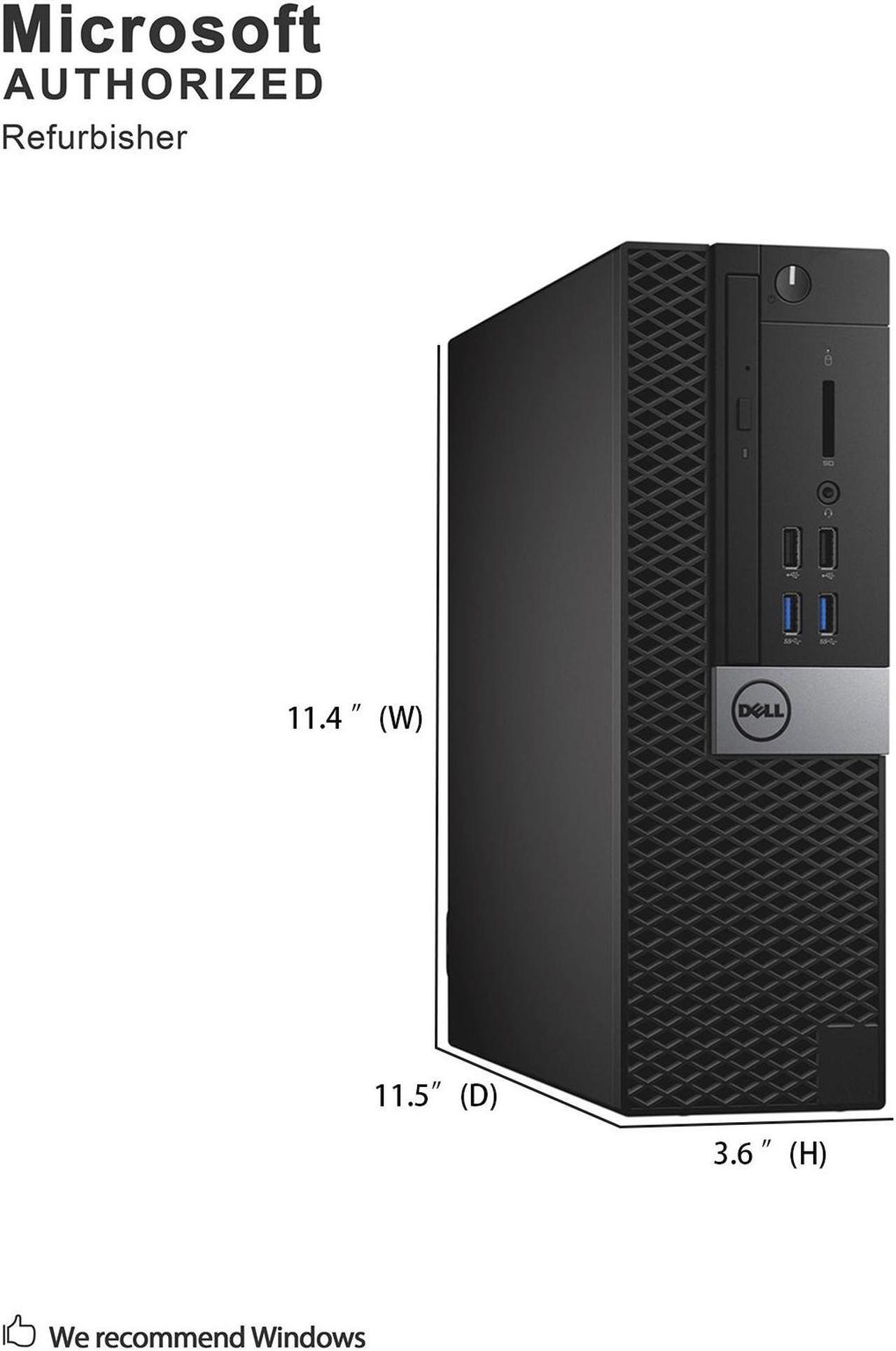 Alt view image 4 of 7 - Grade A Dell OptiPlex 7040 SFF PC, Intel Quad Core I5-6500 3.2Ghz, 16G DDR4, 1T HDD, DVD, DP, HDMI, 4K Support, WiFi, Bluetooth 4.0, Keyboard & Mouse, Windows 10 Pro 64 Bit-Multi-Language(EN/ES/FR)