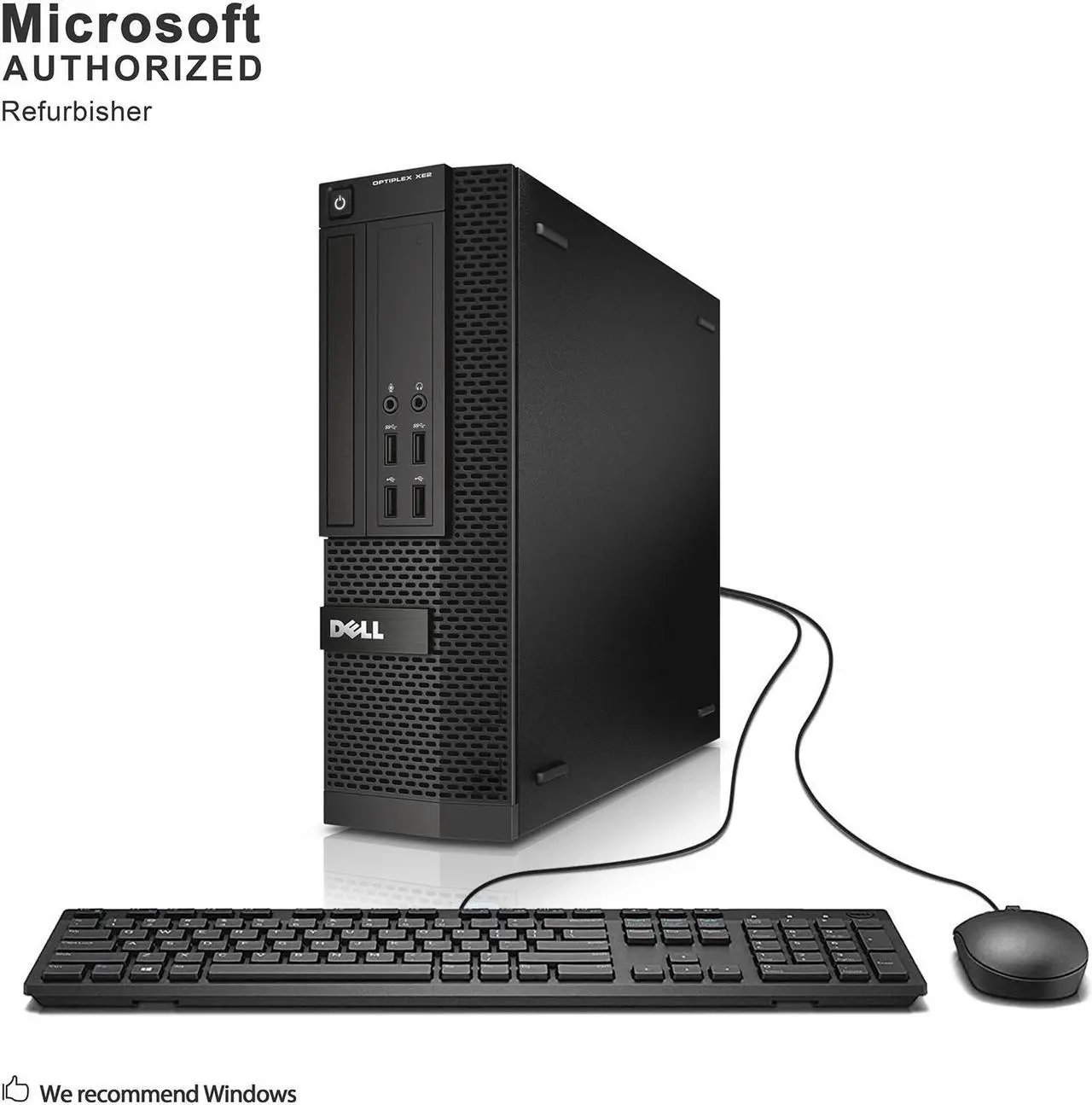 Main image of Grade A Dell OptiPlex XE2 SFF PC, Intel Quad Core I5-4570S 2.9Ghz, 8G DDR3, 512G SSD, DP, 4K Support, WiFi, Bluetooth 4.0, Keyboard & Mouse, Windows 10 Pro 64 Bit-Multi-Language(EN/ES/FR)