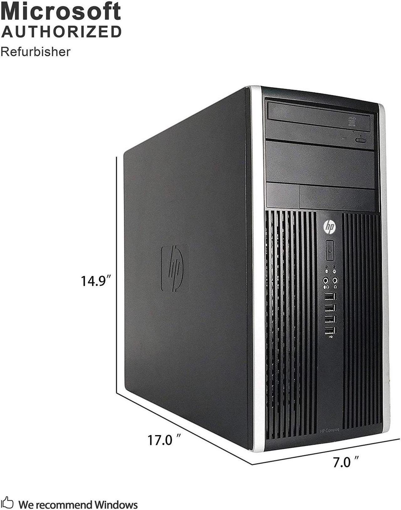Alt view image 4 of 7 - Grade A HP Compaq Pro 6300 Microtower PC, Intel Core I3-3220 3.3Ghz, 8G DDR3, 2T HDD, DVD, DP, VGA, WiFi, Bluetooth 4.0, Keyboard & Mouse, Windows 10 Pro 64 Bit-Multi-Language