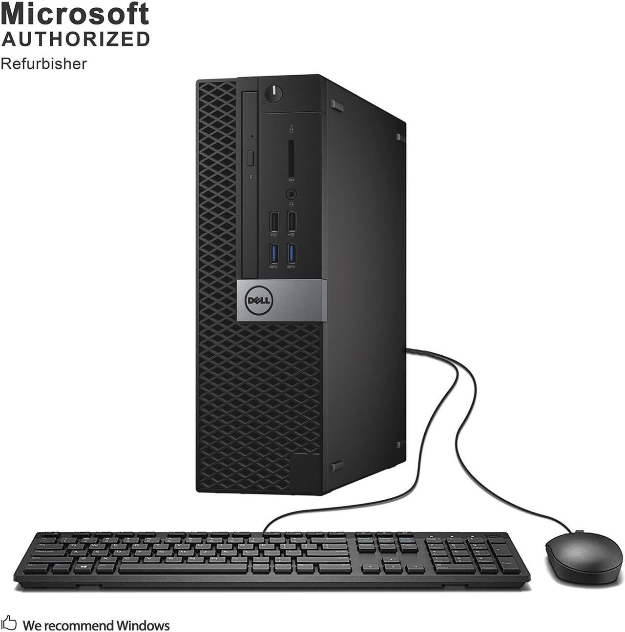 Main image of Dell Optiplex 5050 Small Form Factor (SFF) Business Desktop PC, Intel i7-7700 Quad-Core 3.6 GHz, 16GB DDR4, 512G NVME SSD Windows 10 Pro (Renewed)