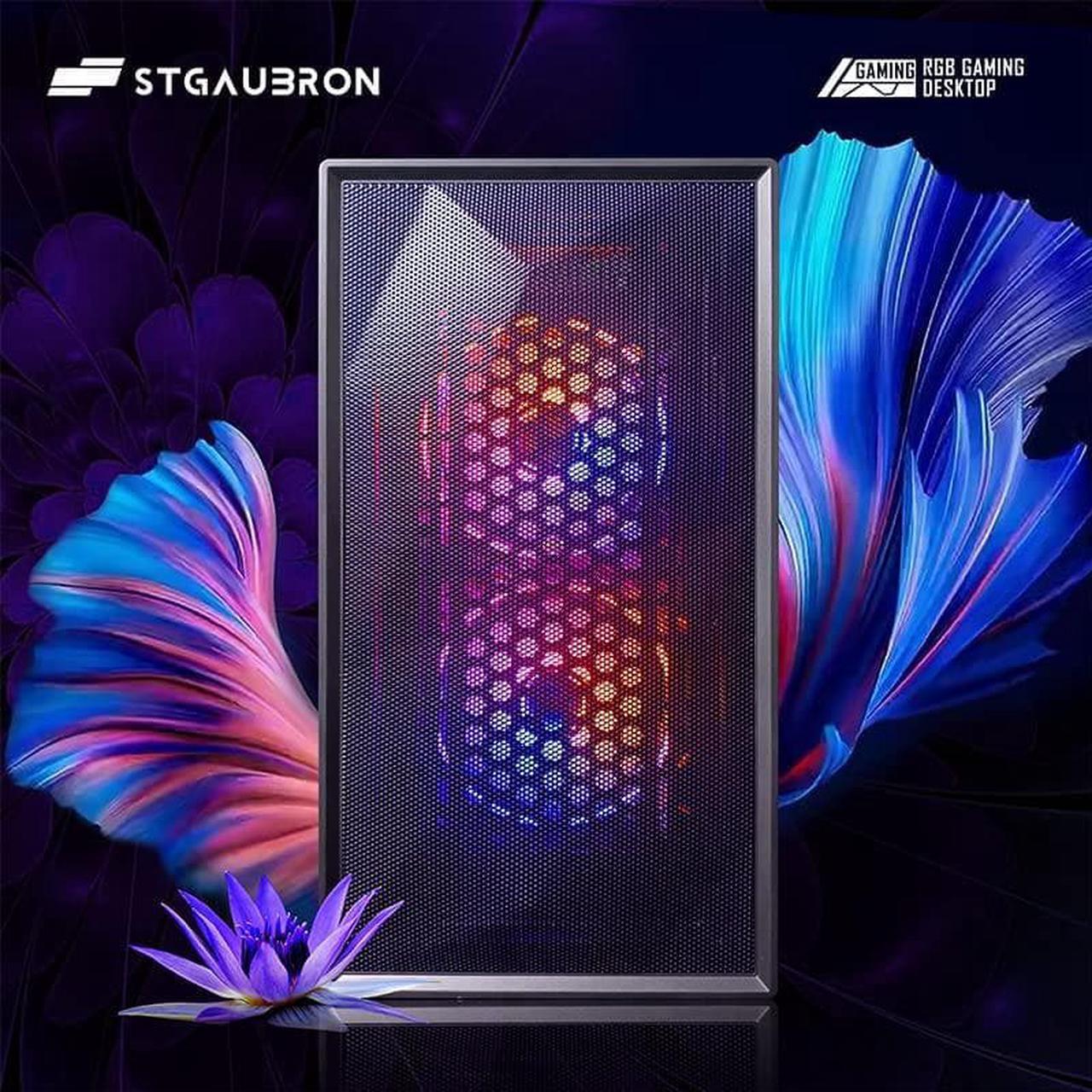 Alt view image 2 of 7 - STGAubron Gaming,Intel Core I3-10100F up to 4.3G,16G DDR4,1T SSD,WiFi,BT 5.0,GeForce GTX 1660Ti 6G DDR6,RGB Fan x3,RGB Keybaord&Mouse&Mouse Pad,RGB BT Sound Bar,RGB Bluetooth Gaming Microphone,W11H64