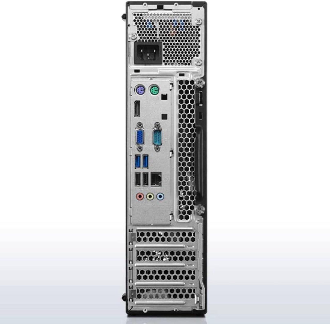 Alt view image 2 of 6 - Lenovo ThinkCentre M700 SFF Gaming Desktop Computer i7 6700 up to 4.0GHz,32GB RAM 1TB SSD, NVIDIA GT 1030 2GB,USB WiFi BT,DVD-RW,Wireless Keyboard & Mouse,Windows 10 Pro (Renewed)
