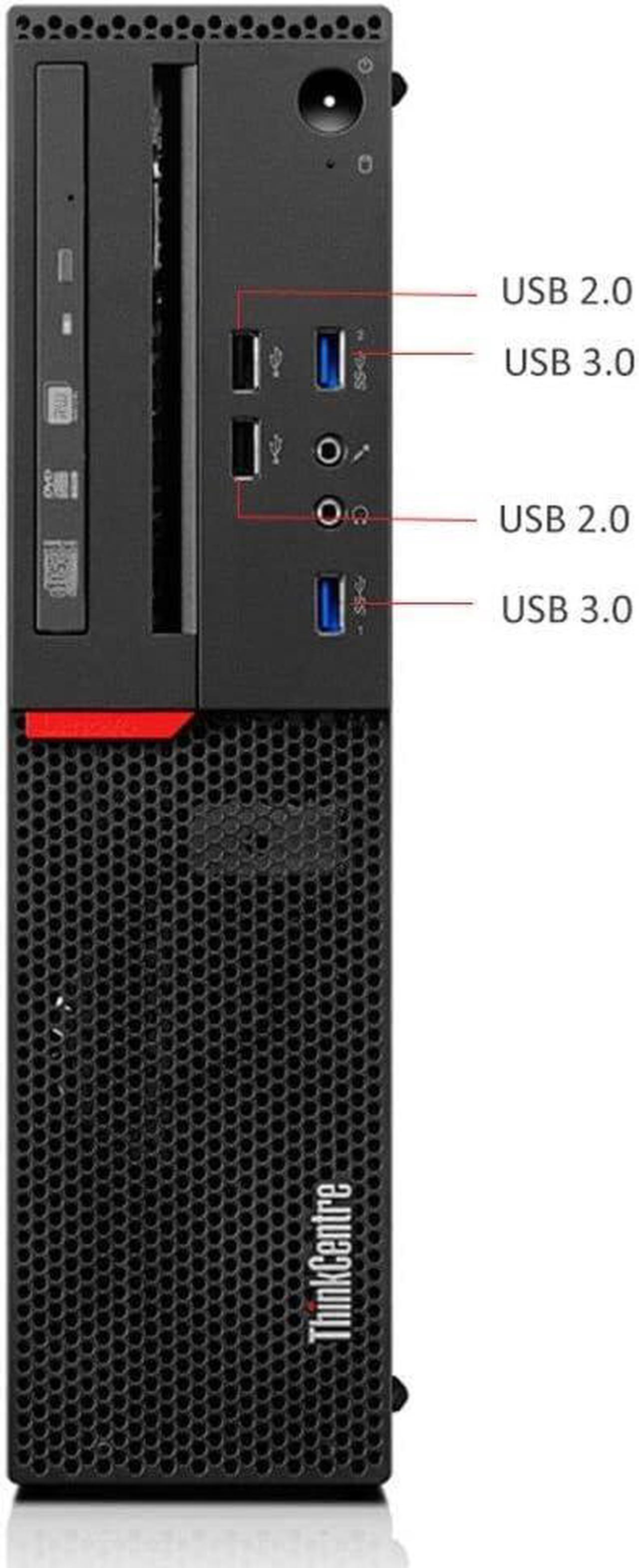 Alt view image 5 of 6 - Lenovo ThinkCentre M700 SFF Gaming Desktop Computer i7 6700 up to 4.0GHz,32GB RAM 1TB SSD, NVIDIA GT 1030 2GB,USB WiFi BT,DVD-RW,Wireless Keyboard & Mouse,Windows 10 Pro (Renewed)