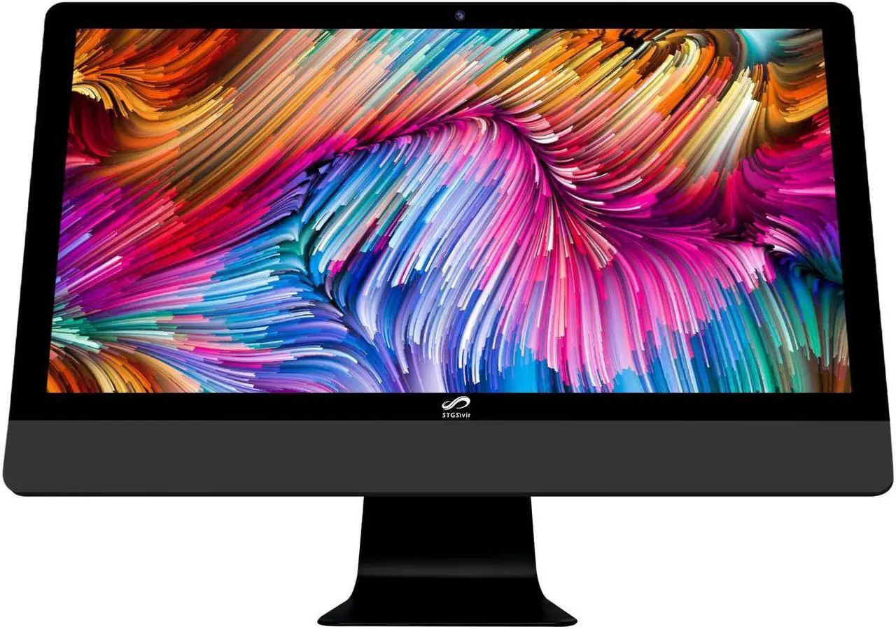 Alt view image 5 of 5 - STGSivir All-in-One Desktop, 22-inch FHD Display, Quad-Core i7 3.1 up to 3.9GHz, 16G Memory, 512G SSD, WiFi 5, Bluetooth, RGB Keyboard & Mouse & Mouse Pad, Windows 10 Home