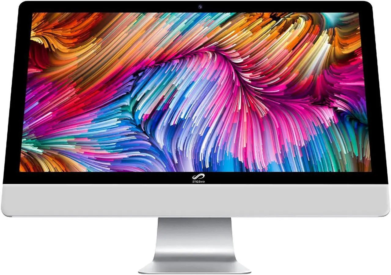 Alt view image 4 of 5 - STGSivir All-in-One Desktop, 24" FHD Display, Intel Core i5-8500T up to 3.5GHz, 16G DDR4 Memory, 512G SSD, WiFi 5, Bluetooth, RGB Keyboard & Mouse & Mouse Pad, Webcam, W11H64