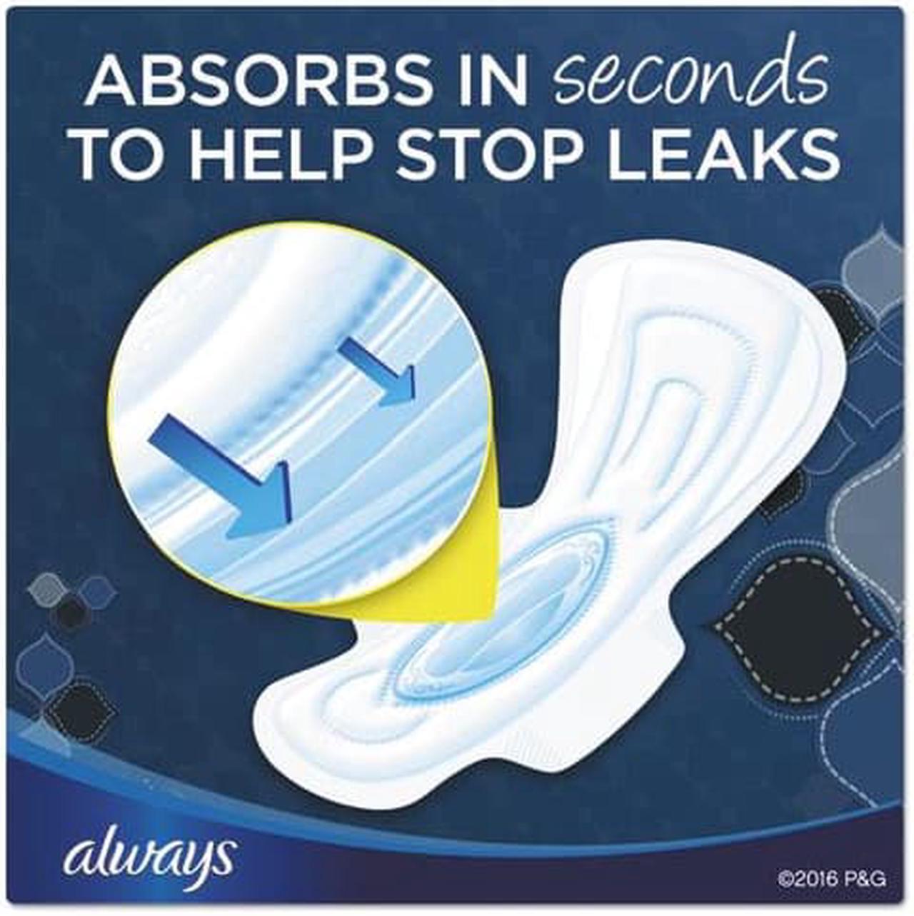 Alt view image 4 of 8 - Maxi Pads, Extra Heavy Overnight, 20/pack