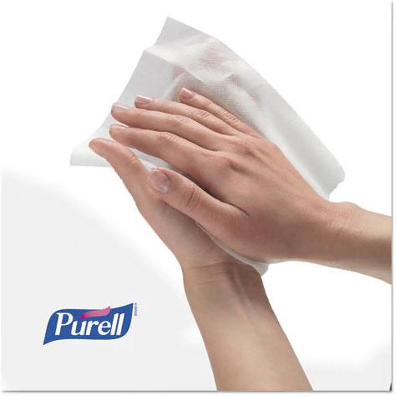 Alt view image 6 of 20 - Gojo 911112CT Premoistened Sanitizing Wipes, Cloth, 5.78 in. x 7 in., 100-Canister, 12 Canisters-CT