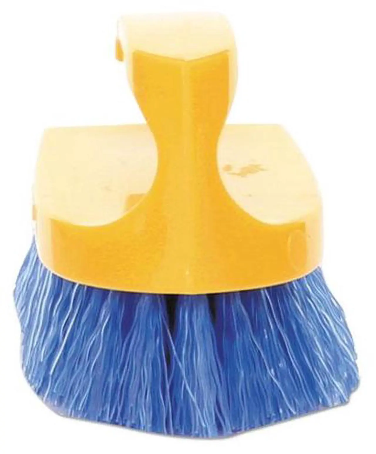 Alt view image 6 of 20 - Rubbermaid Commercial Long Handle Scrub Brush 6" Brush Yellow Plastic Handle/Blue Bristles 6482COB