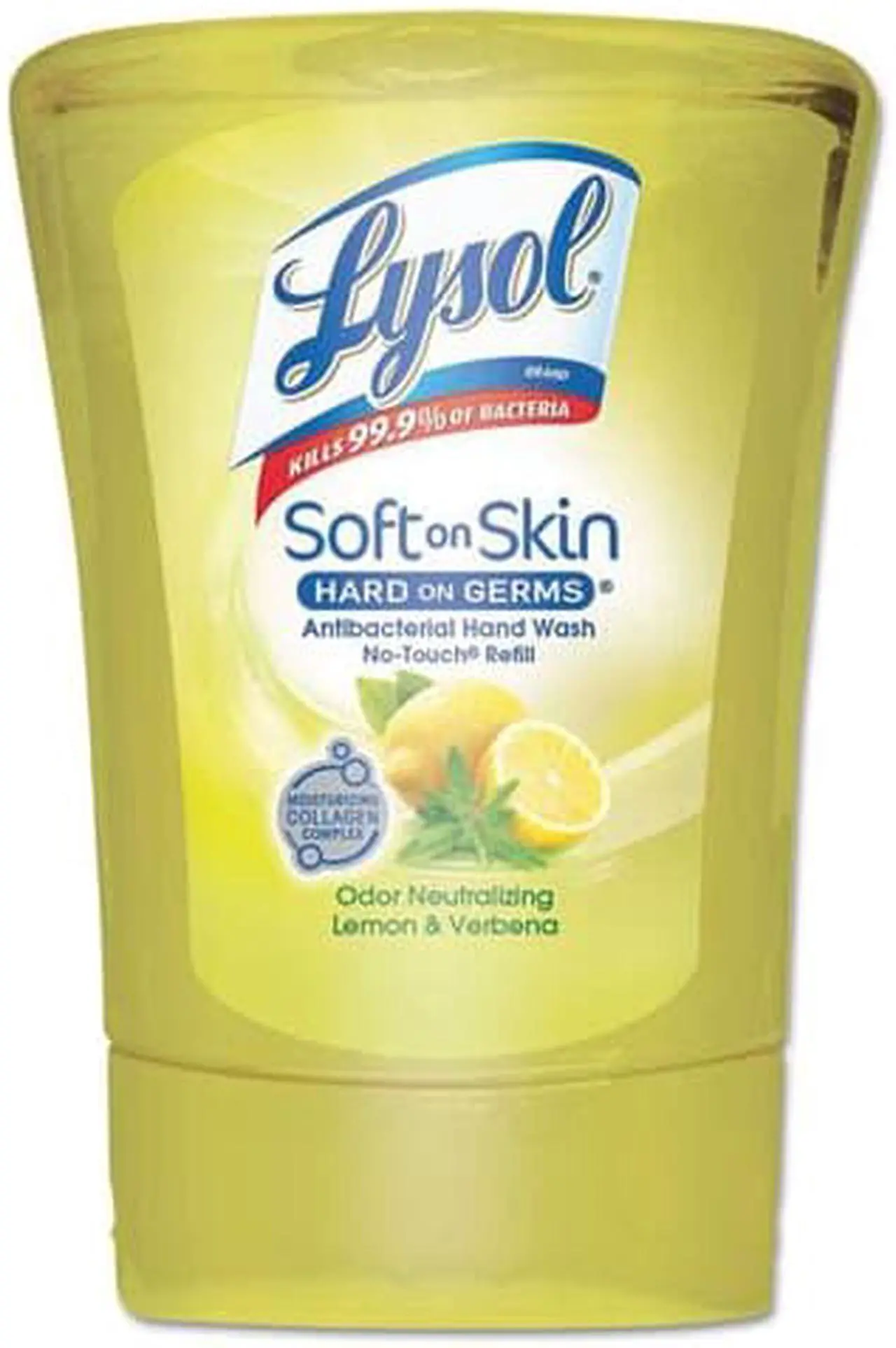 Alt view image 7 of 8 - LYSOL No-Touch Hand Soap Refill 8.5oz Lemon & Verbena Scent 00379