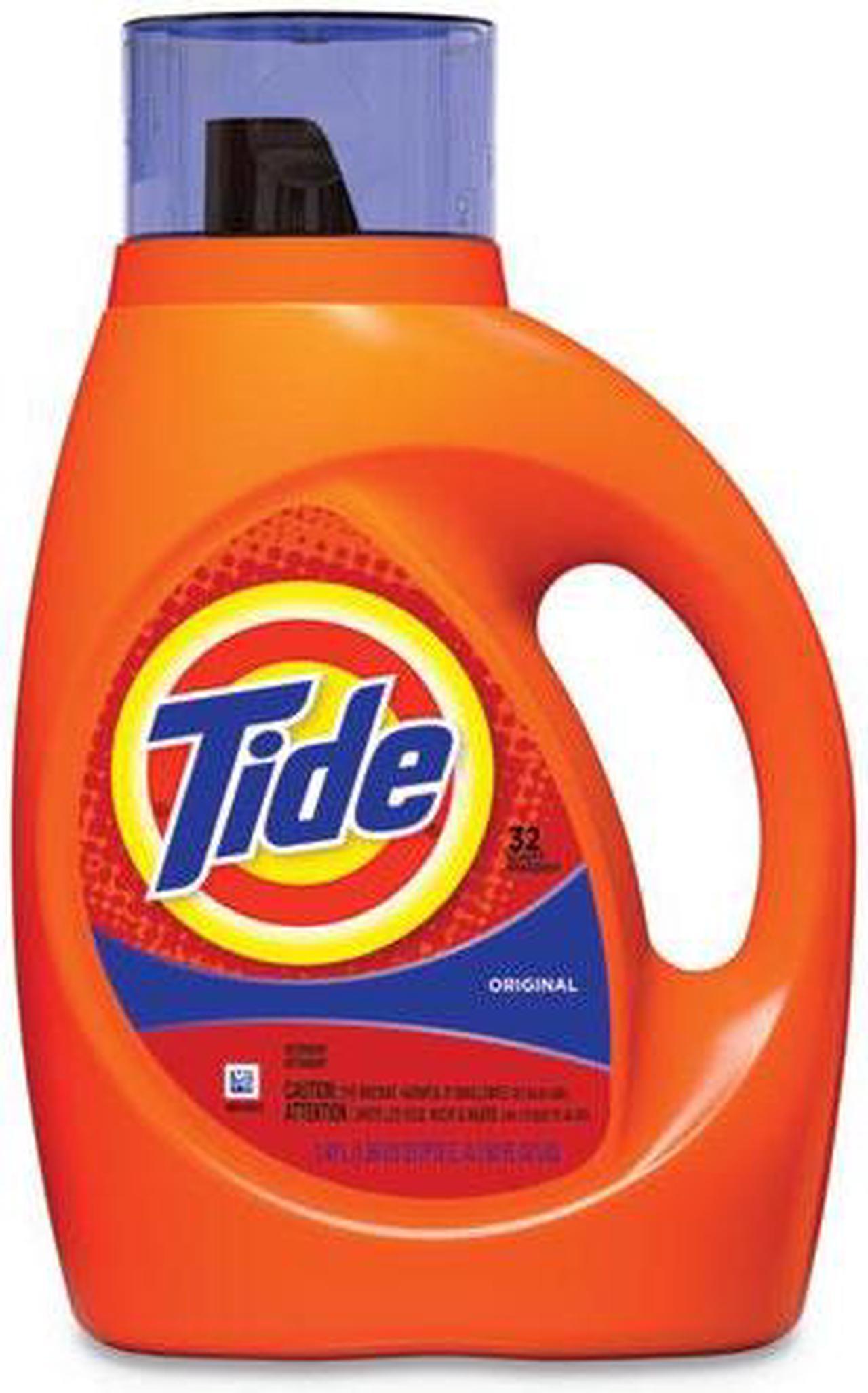 Alt view image 5 of 11 - Tide 2X Ultra Concentrated Laundry Detergent, 50 oz, Bottle, Blue, Liquid, Original