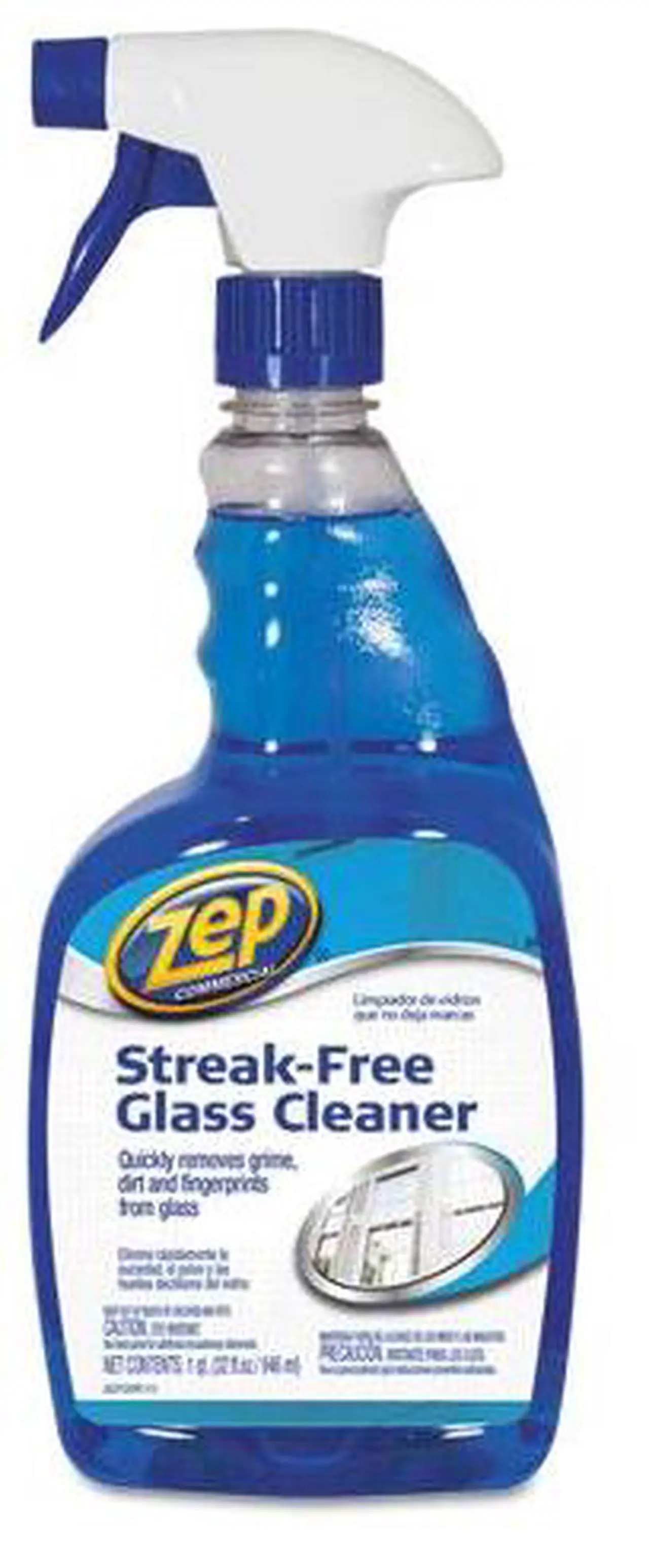 Alt view image 5 of 11 - Zep ZU112032 Streak-free Glass Cleaner, Spray, 32fl oz, Blue