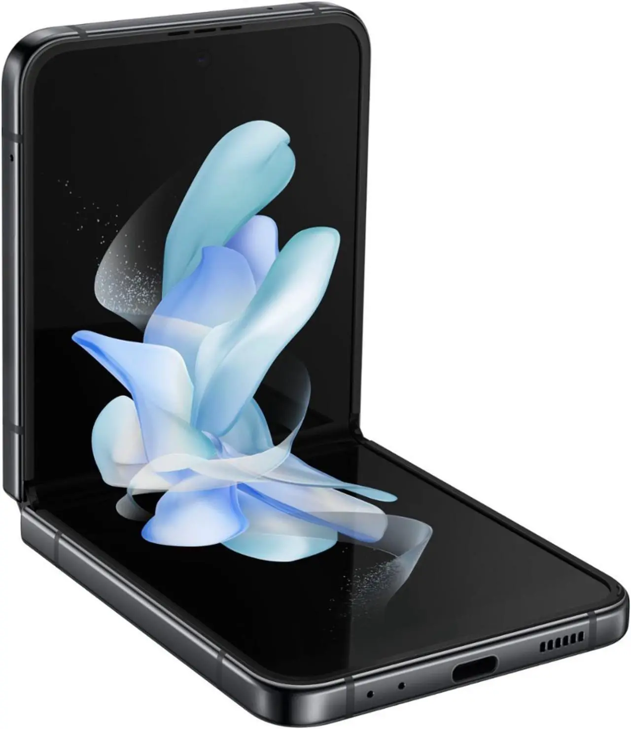 Alt view image 6 of 6 - Samsung Galaxy Z Flip 4 -5G - 128 GB - GSM CDMA Unlocked - Graphite - Good Condition - 90 Day Warranty