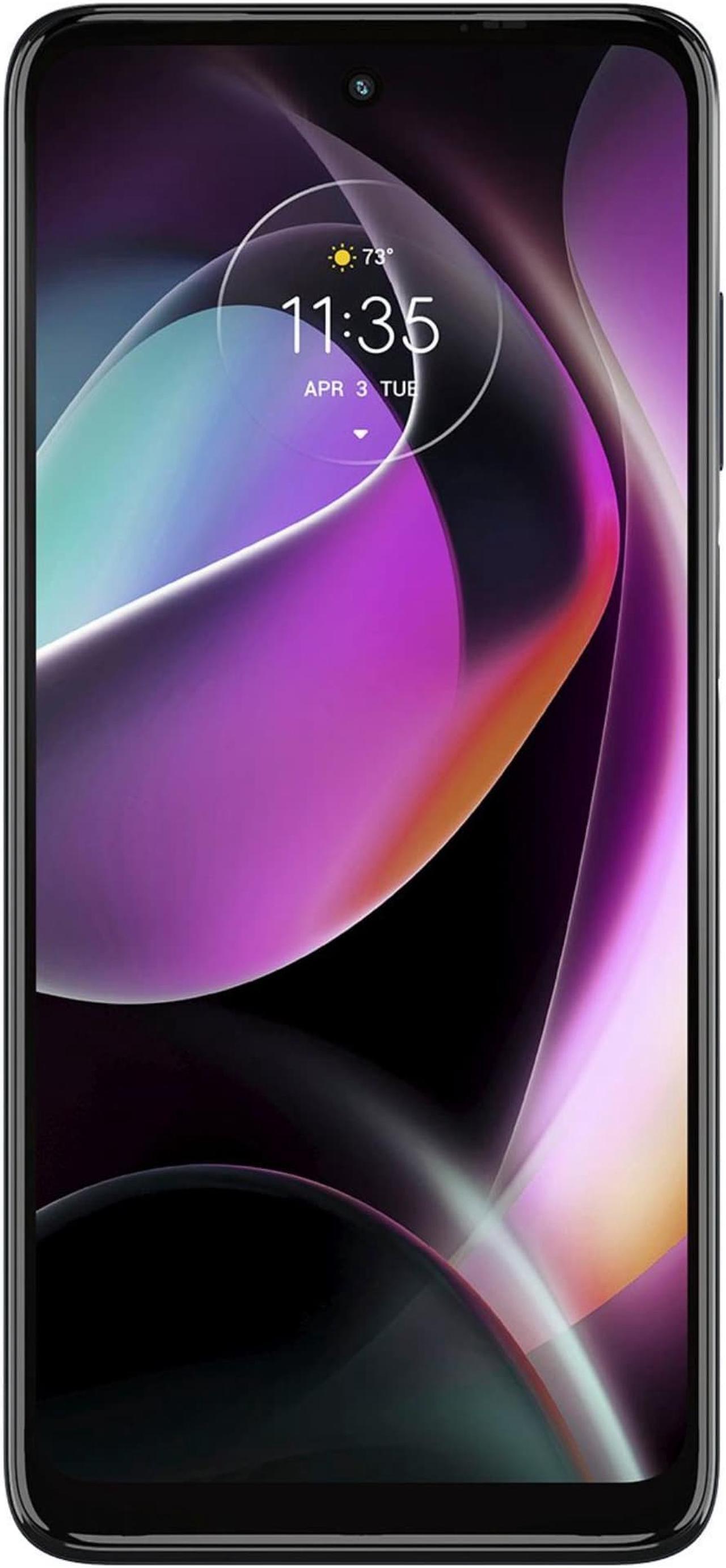 Alt view image 4 of 4 - Motorola Moto G (2022) 5G - 256GB - GSM CDMA Factory Unlocked - Moonlight Gray - Good Condition - 90 Day Warranty