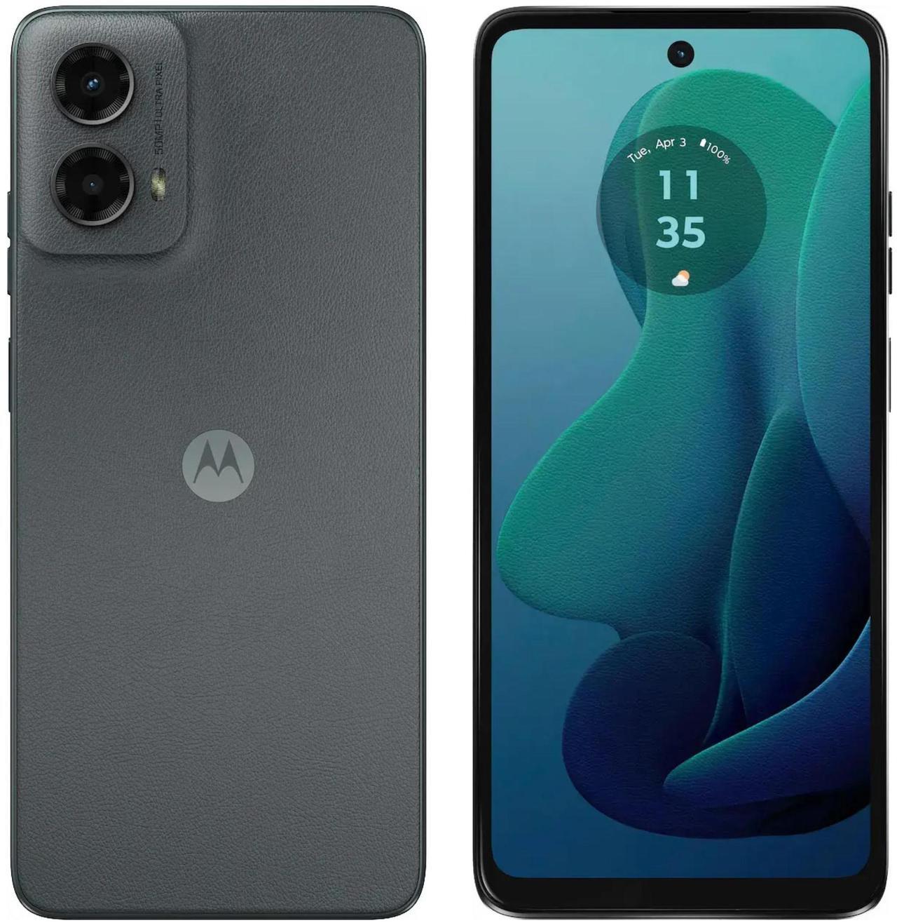 Alt view image 2 of 7 - Motorola Moto G (2024) - 128 GB - GSM CDMA Factory Unlocked - Sage Green - Good Condition - 90 Days Warranty