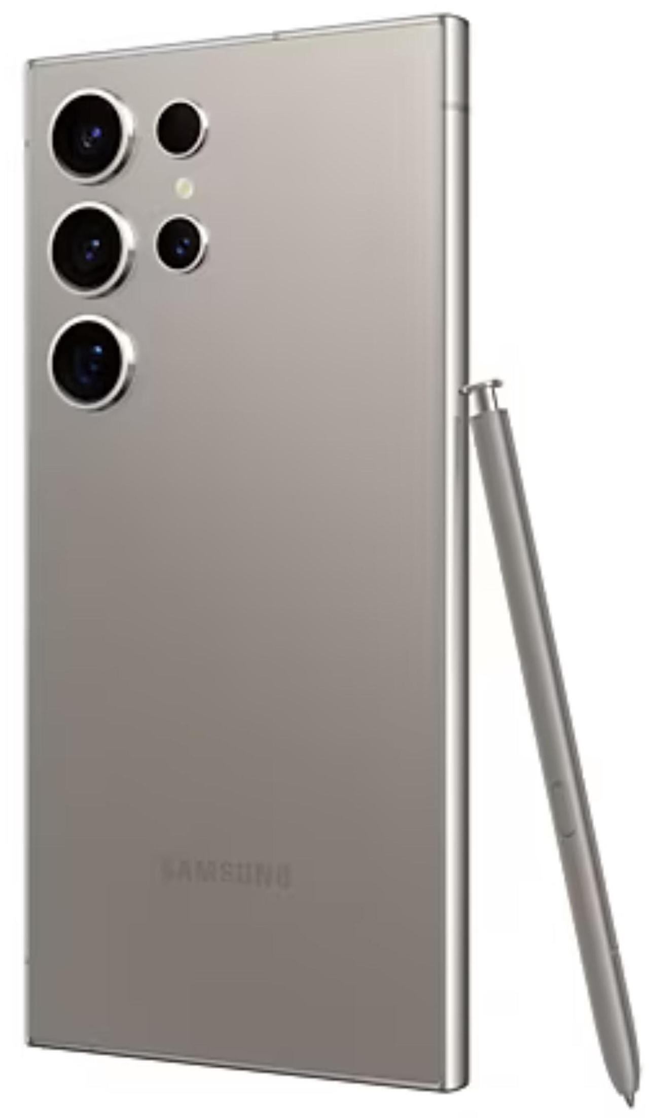 Alt view image 5 of 7 - Samsung Galaxy S24 Ultra - 5G - 256GB - GSM CDMA Unlocked - Titanium Gray - Great Condition - 90 Day Warranty