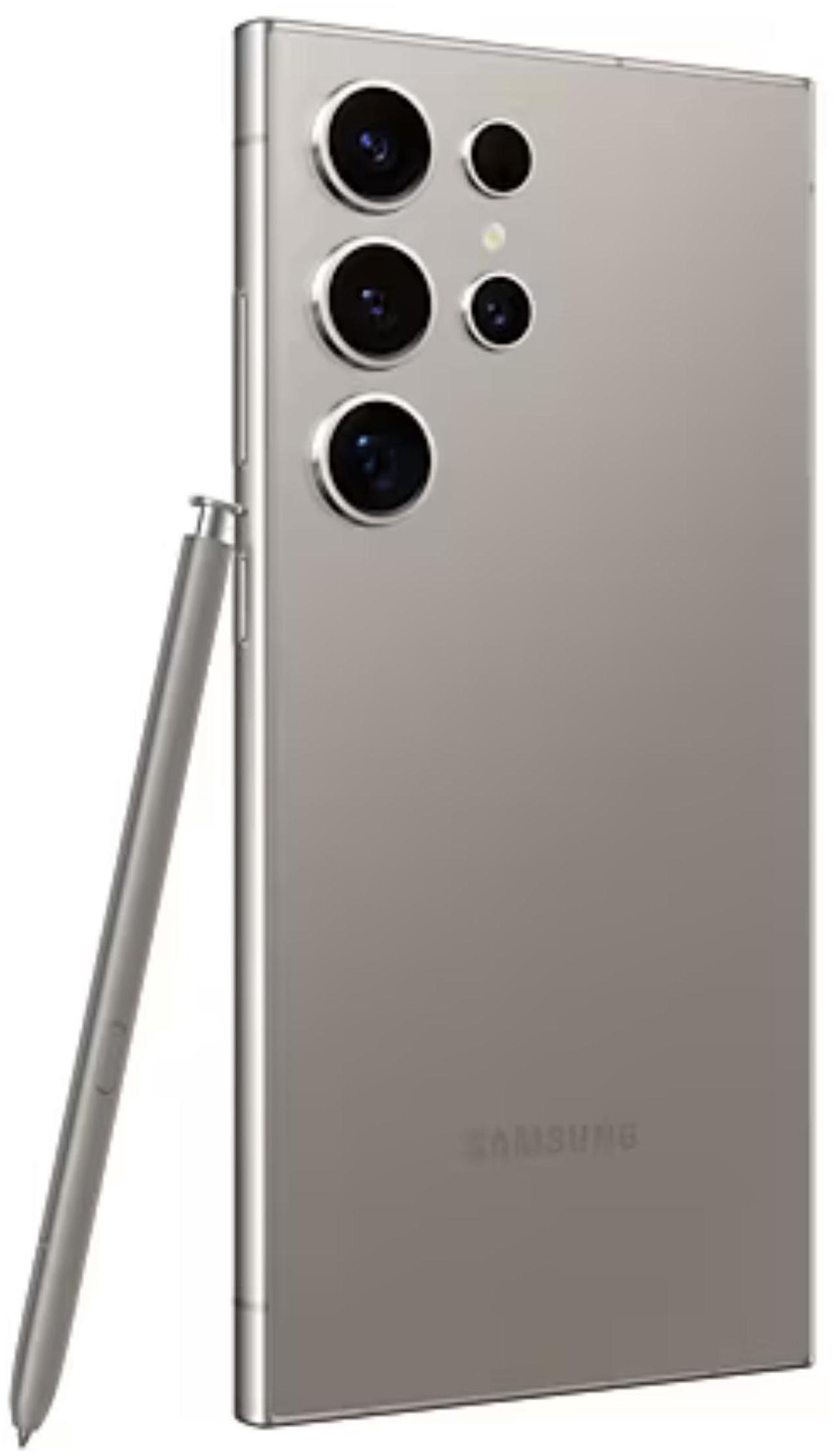 Alt view image 6 of 7 - Samsung Galaxy S24 Ultra - 5G - 256GB - GSM CDMA Unlocked - Titanium Gray - Great Condition - 90 Day Warranty