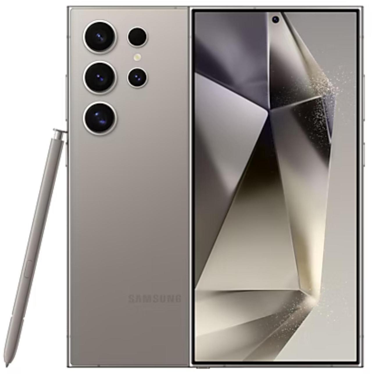 Main image of Samsung Galaxy S24 Ultra - 5G - 256GB - GSM CDMA Unlocked - Titanium Gray - Great Condition - 90 Day Warranty