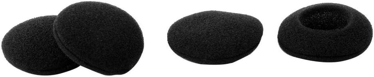 4 PCS 3.5cm Dia Black Sponge Earphone Headset Foam Covers Cushions Pad Protector