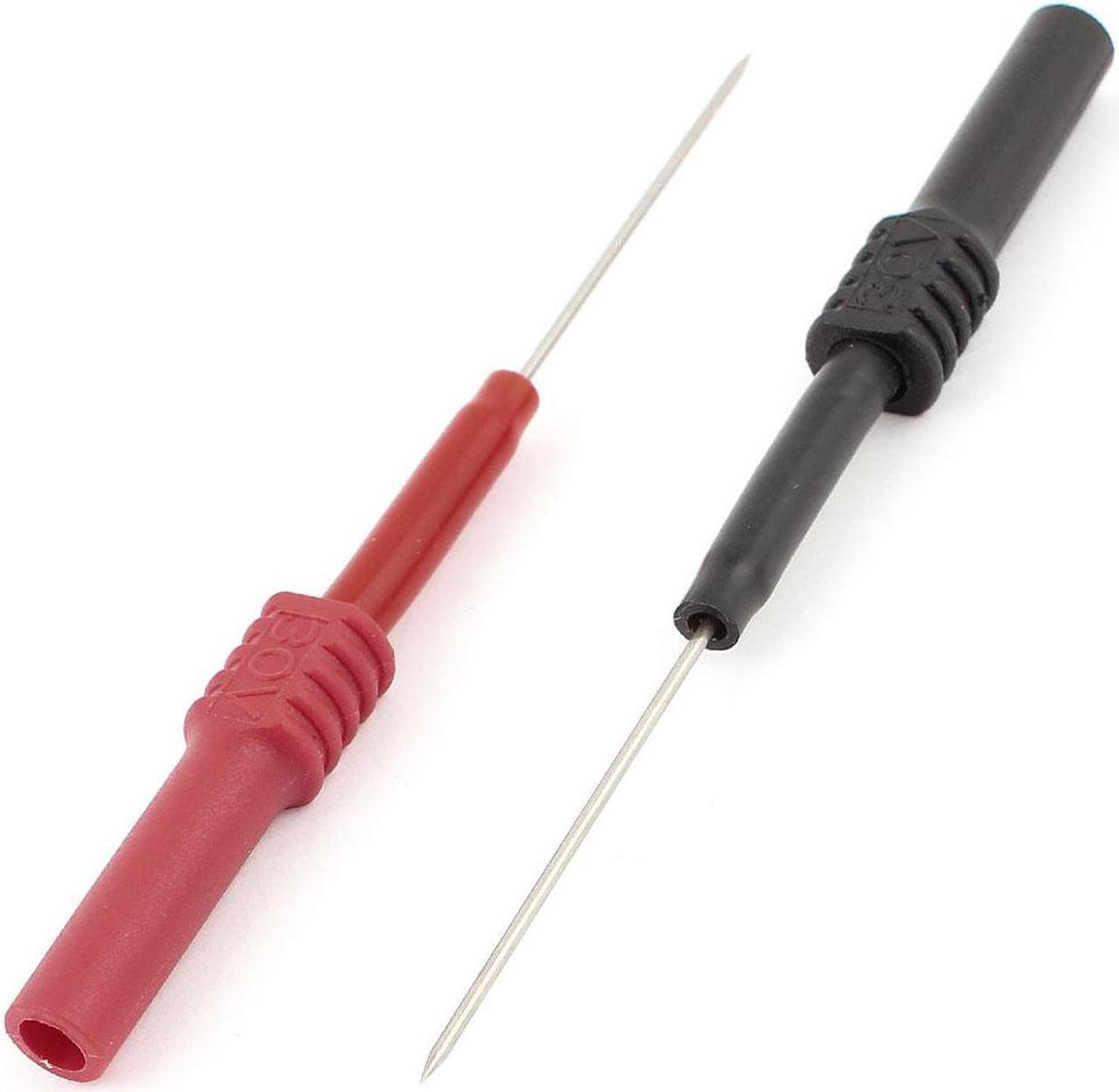 Main image of Unique Bargains 2PCS Digital Multimeter Meter Probe Test Pin Tester 4mm Socket 600V 1A