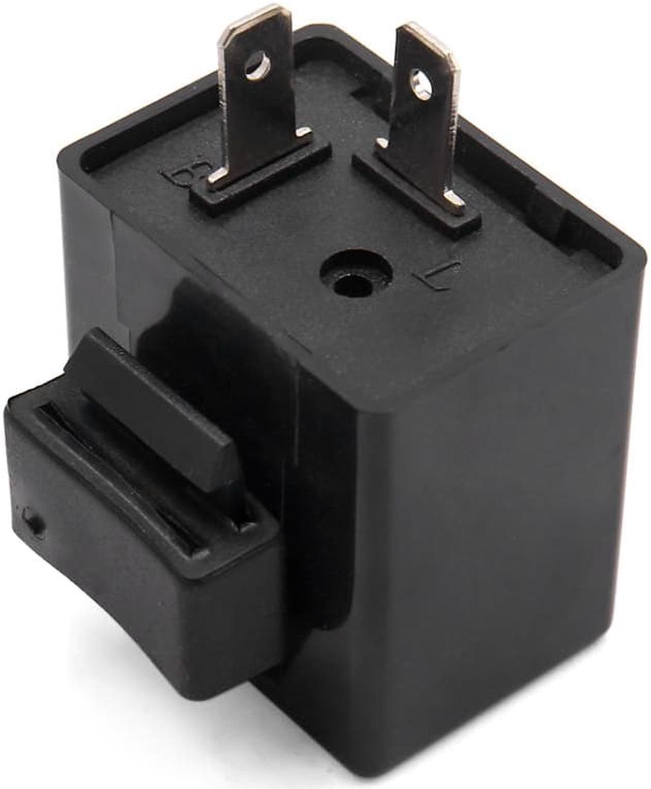 Alt view image 3 of 3 - 6-12V 2 Pin Beeper Flasher Relay for Motorcycle Turn Signal Light Indicator