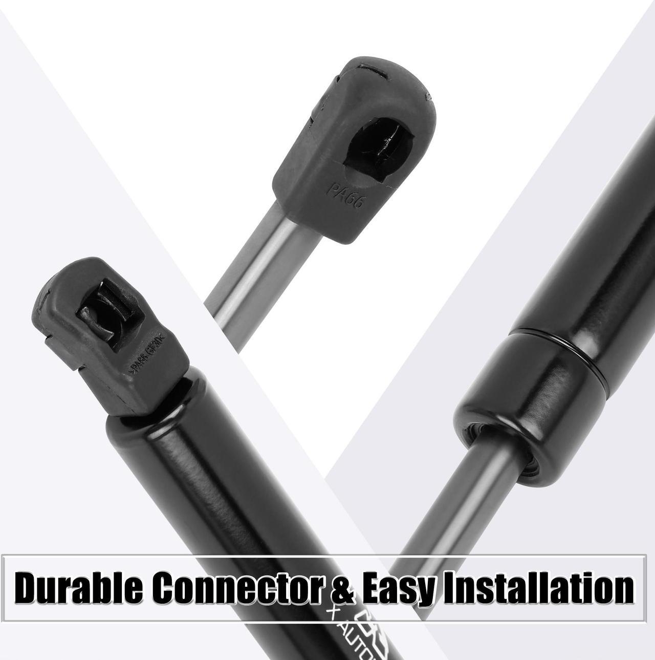 Alt view image 6 of 6 - 2pcs Rear Trunk Lift Supports Struts Shocks Gas Spring PM1017 for Hyundai Santa Fe 2007-2012