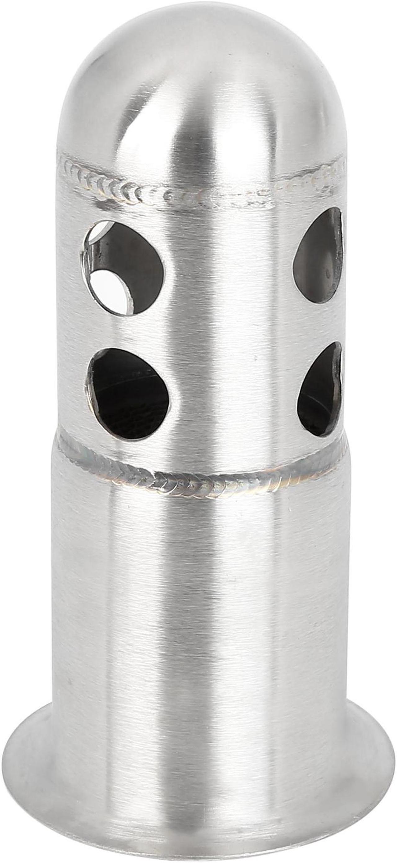 Alt view image 4 of 5 - 58mm Universal Motorcycle Exhaust Pipe Baffle Muffler Pipe Baffle Silver Tone