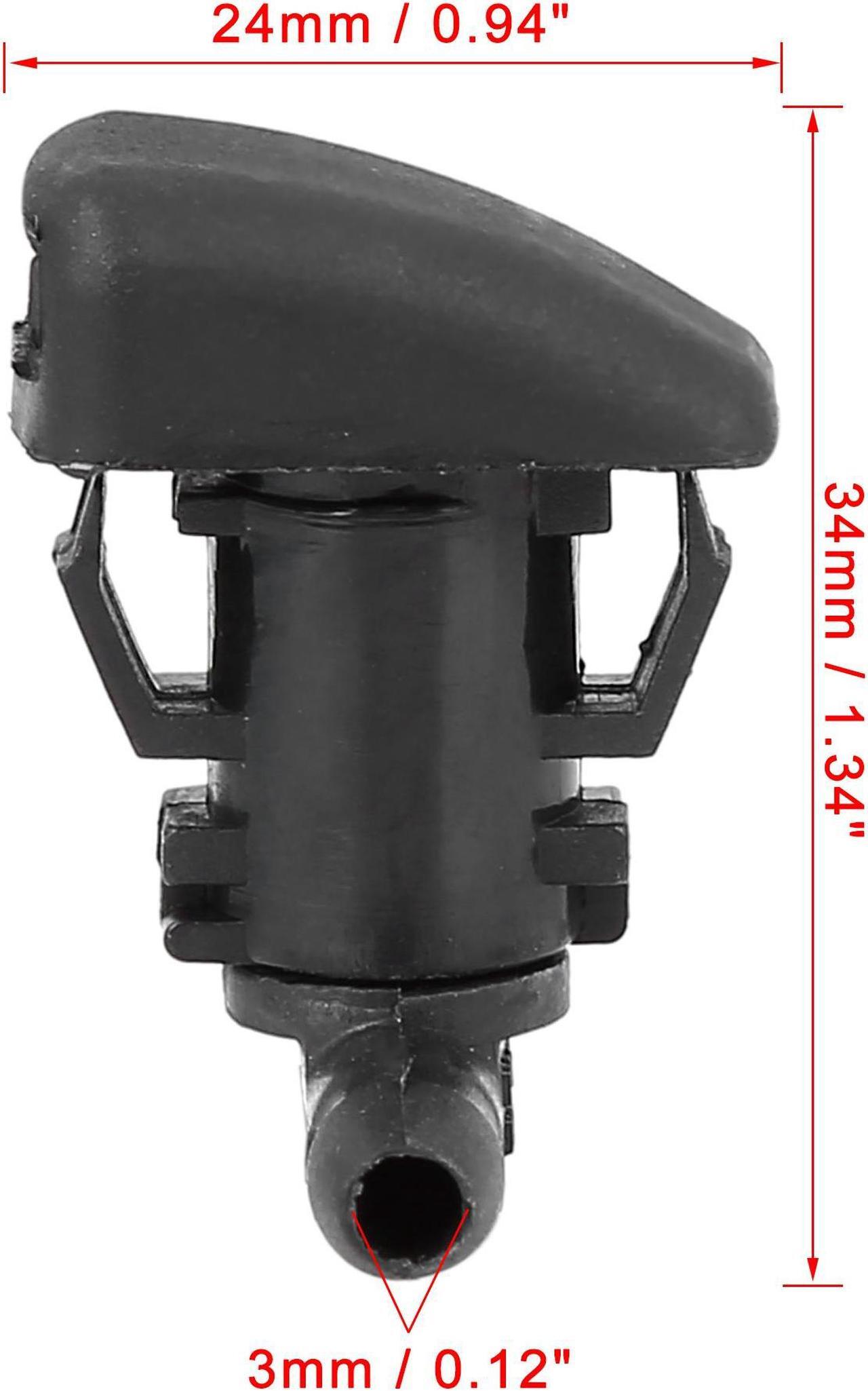 Alt view image 3 of 5 - 2pcs 8E5Z17603A Car Windshield Wiper Washer Nozzle Replacement for Ford Fusion 2008-2012
