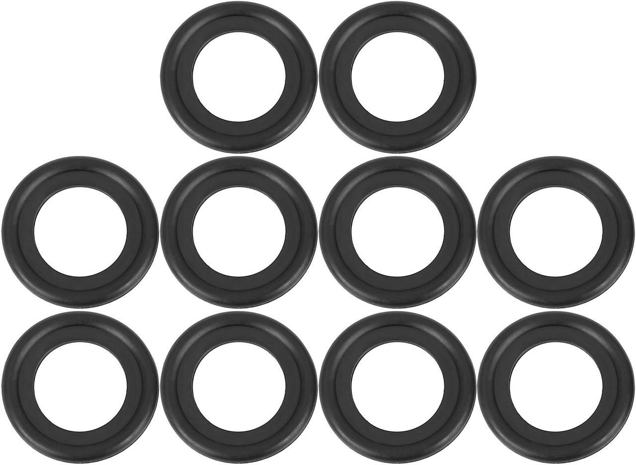 10pcs M14 Black Oil Drain Plug Gaskets Replacement for Ford 323513 5066453 F5TZ6734BA