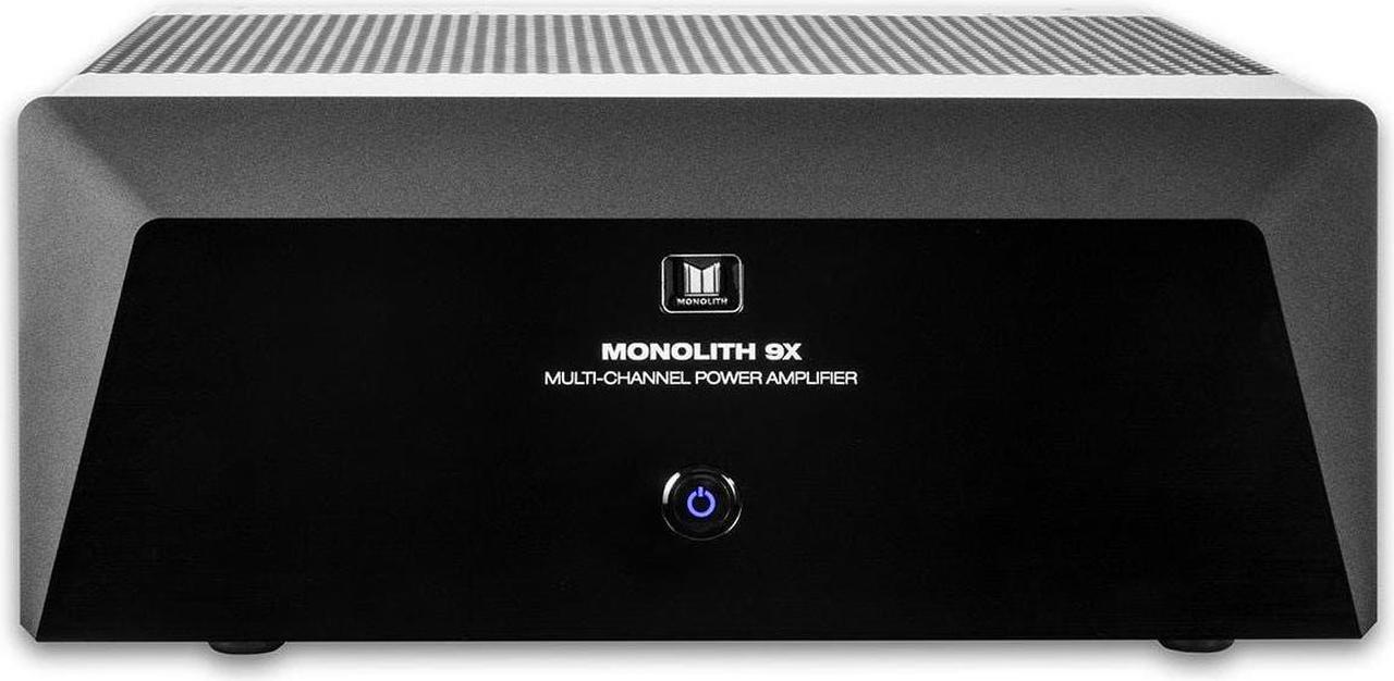 Alt view image 2 of 5 - Monoprice Monolith 9 Channel Multi-Channel Home Theater Power Amplifier With XLR Inputs (3x200 Watts + 6x100 Watts)