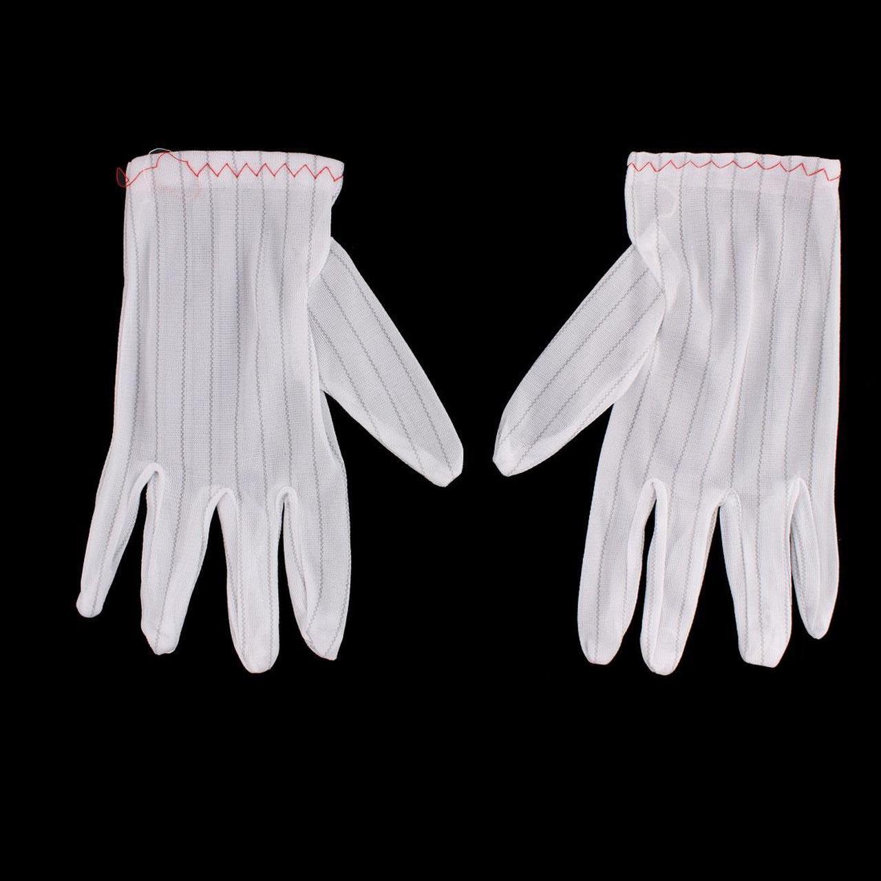 Alt view image 2 of 3 - 2 Pairs Electronic Working Protective Nonslip Anti-static Gloves Protector