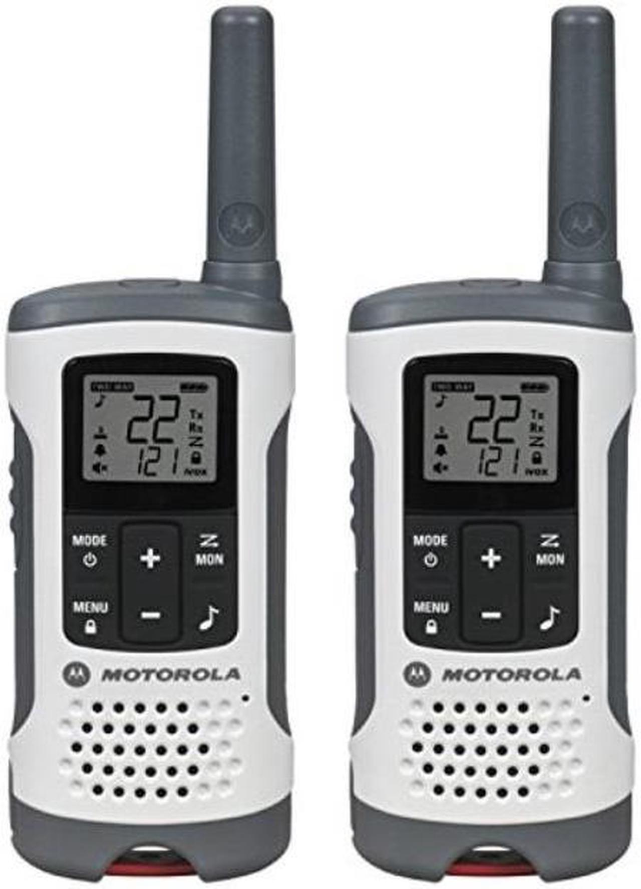 Alt view image 4 of 20 - Motorola T260 Two-Way Radio - 37KM Model + NOAA Rechargeable  (Dual Pack)