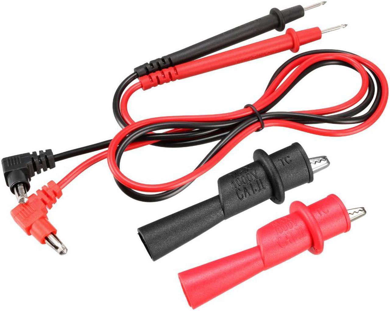 Main image of Multimeter Test Leads Banana Plug with Probe and Alligator Clips, 10A , 4 - in -1 Set