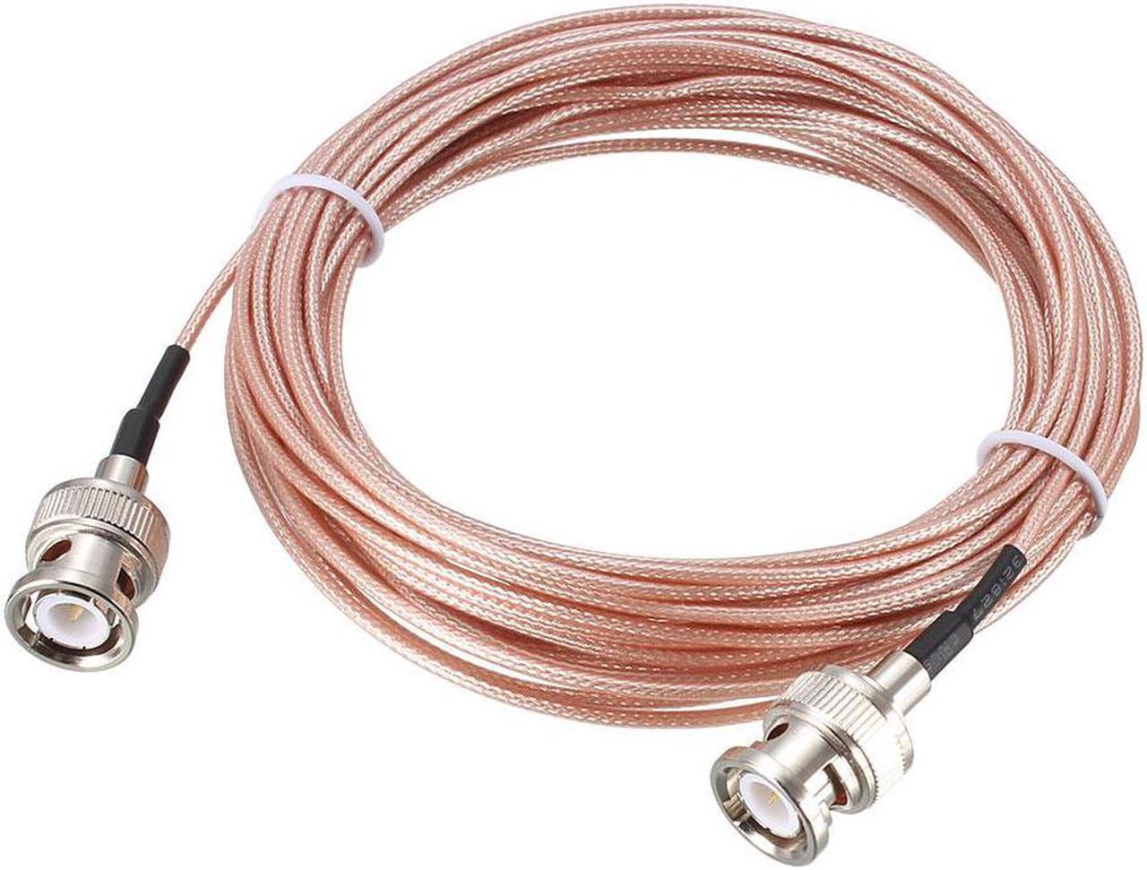 BNC Male to BNC Male Coax Cable RG178 Low Loss RF Coaxial Cable 25 ft