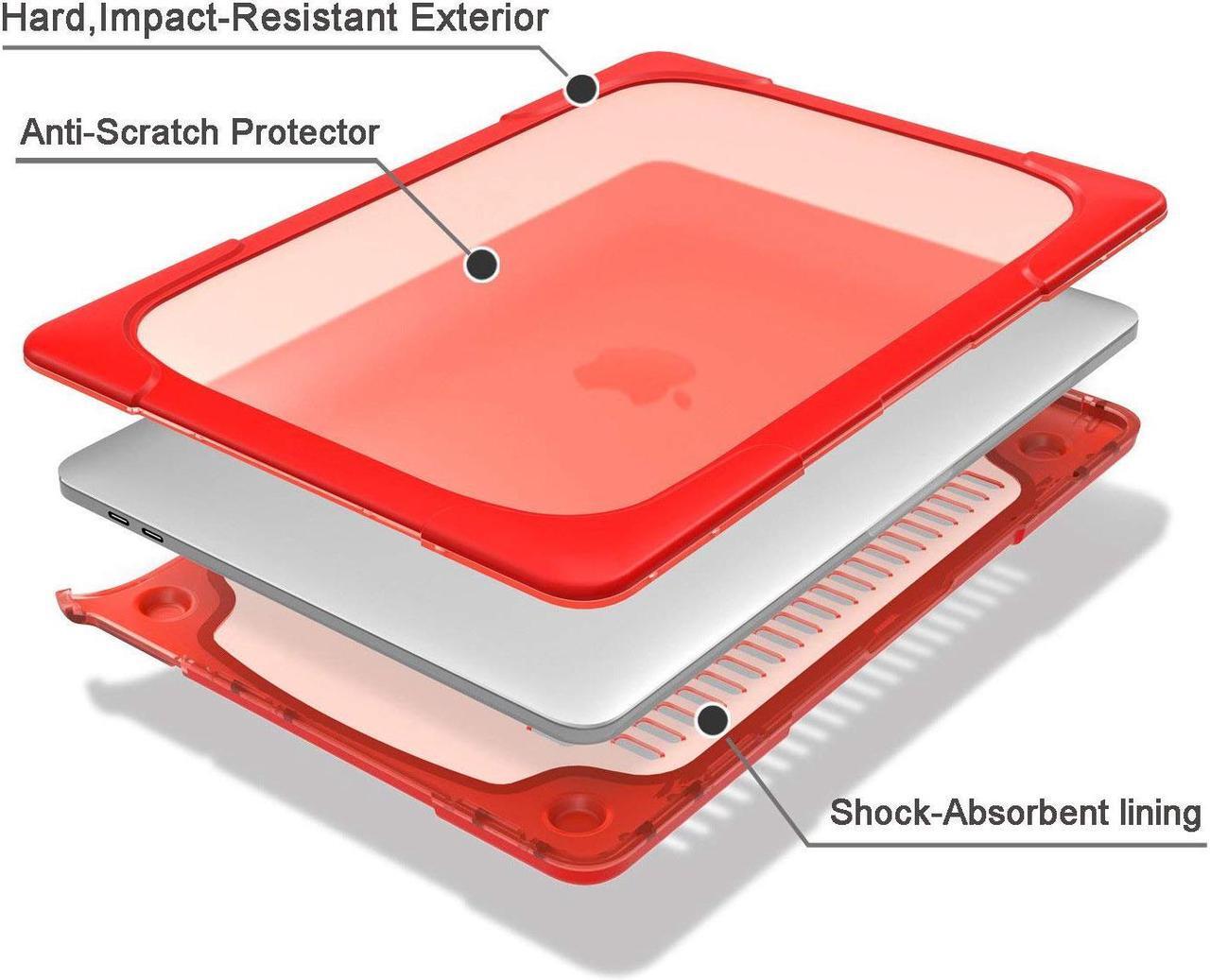 Alt view image 3 of 7 - MacBook Pro Retina 13 Case Werleo Rubberized Heavy Duty Shockproof Hard Plastic Protective Case Cover with Foldable Kickstand for Apple MacBook Pro Retina 13.3" inch Model A1502 A1425