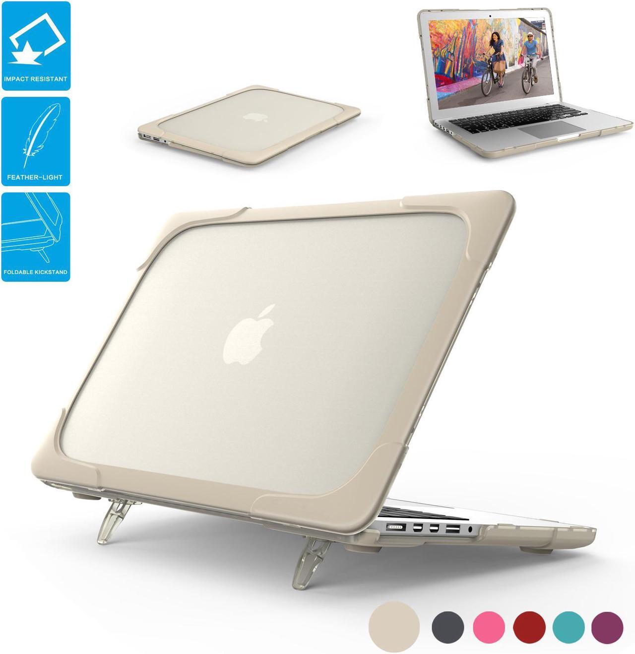 Main image of MacBook Pro Retina 13 Case Werleo Rubberized Heavy Duty Shockproof Hard Plastic Protective Case Cover with Foldable Kickstand for Apple MacBook Pro Retina 13.3" inch Model A1502 A1425