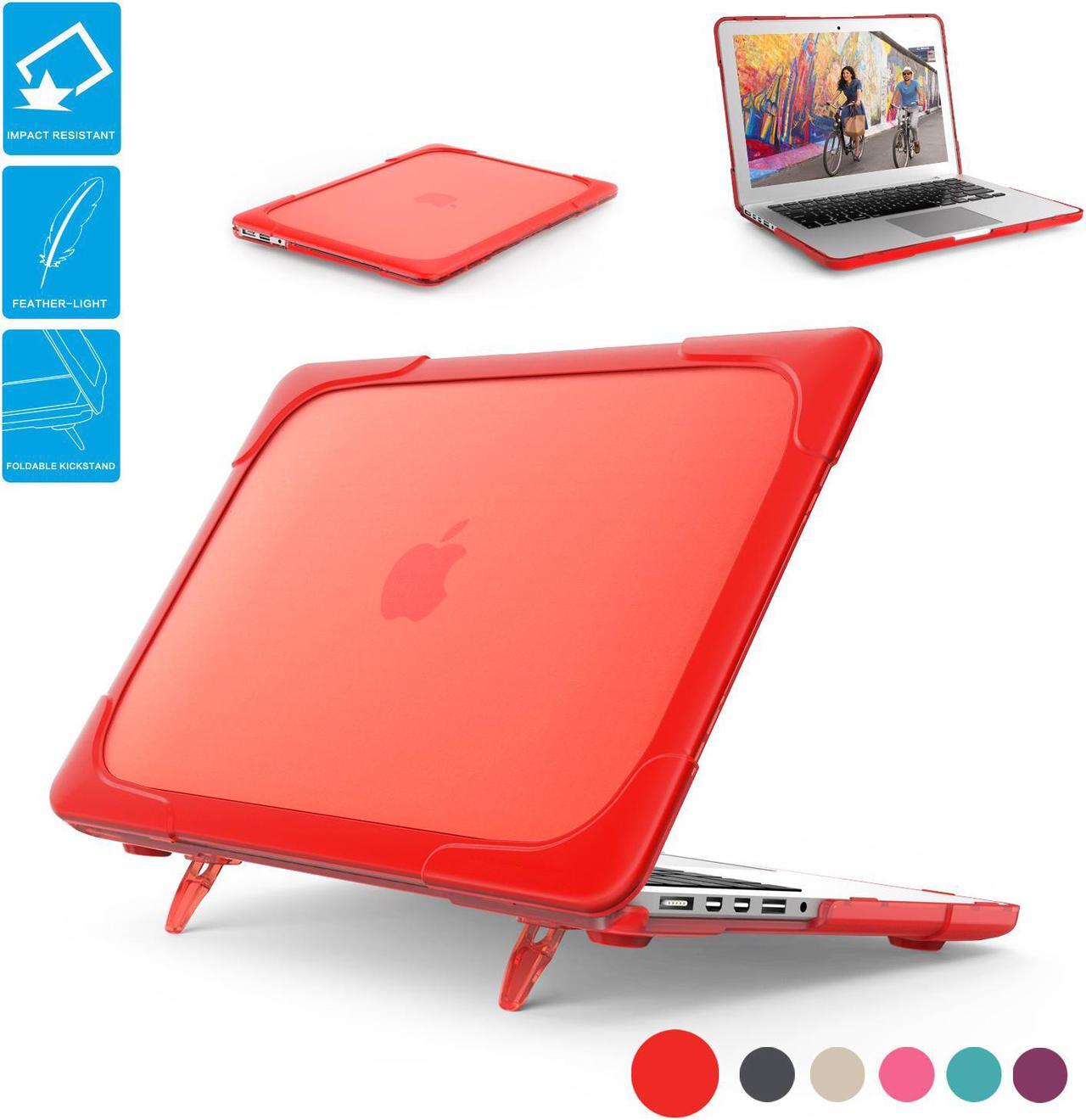 Main image of MacBook Pro Retina 13 Case Werleo Rubberized Heavy Duty Shockproof Hard Plastic Protective Case Cover with Foldable Kickstand for Apple MacBook Pro Retina 13.3" inch Model A1502 A1425