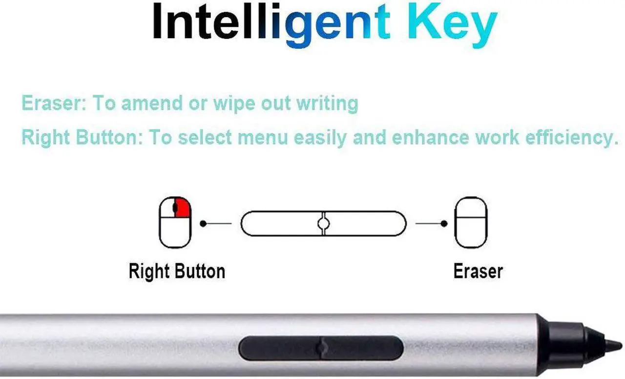 Alt view image 2 of 6 - New Surface Pro Pen Digital Tablet Pen for Surface Pro 3 Pro 4 with 4096 Levels of Pressure for High-Fidelity Writing