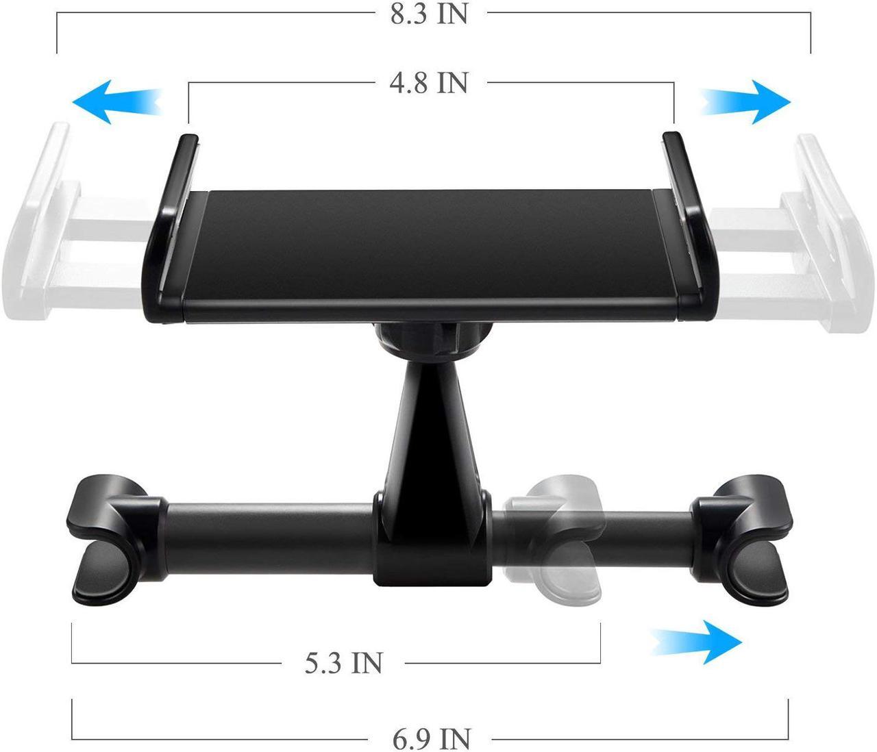 Alt view image 3 of 7 - Car Headrest Mount for Nintendo Switch Adjustable Car Holder for Nintendo Switch iPhone iPad Amazon Kindle Fire Samsung and Other Devices ( 4"-11" )