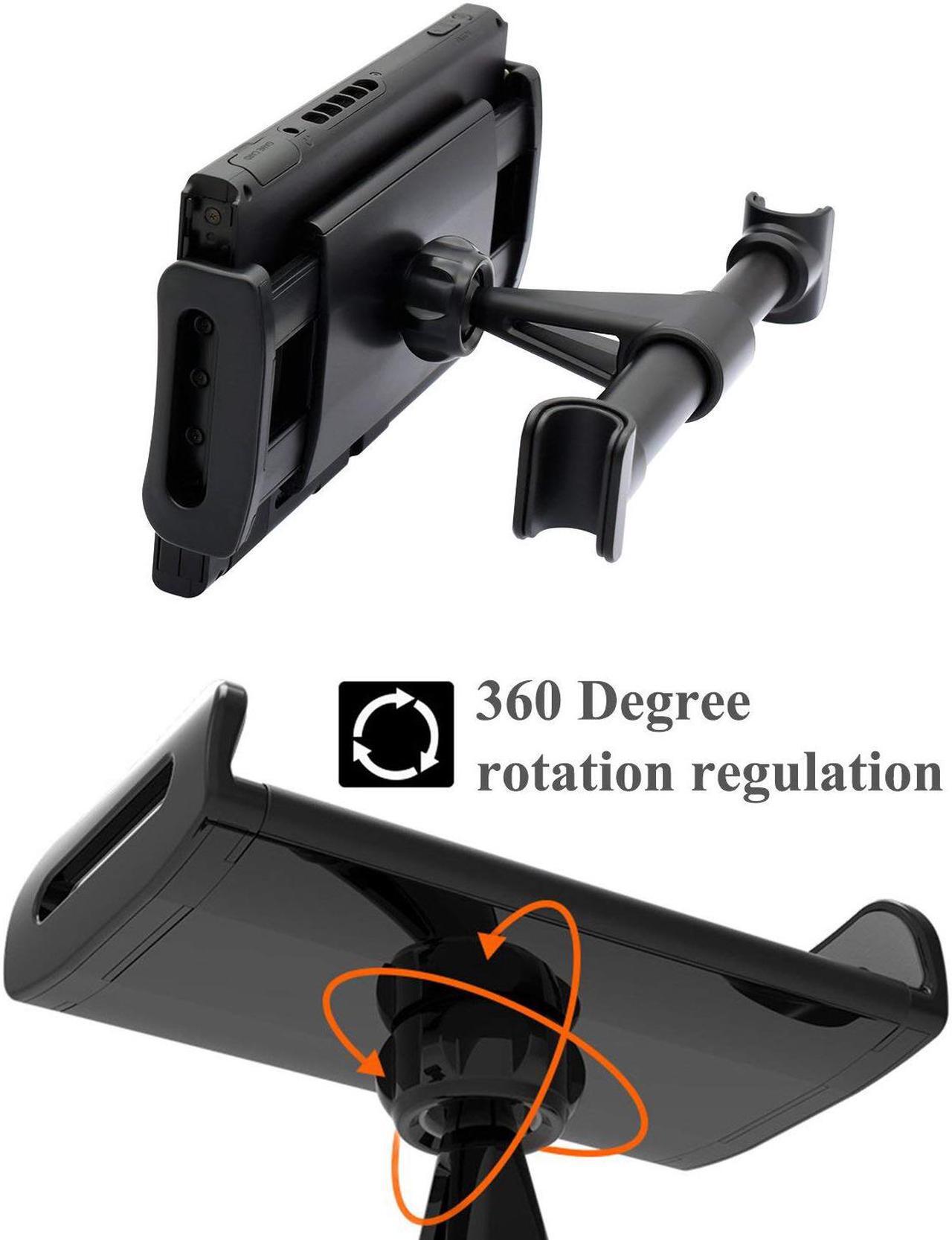 Alt view image 2 of 7 - Car Headrest Mount for Nintendo Switch Adjustable Car Holder for Nintendo Switch iPhone iPad Amazon Kindle Fire Samsung and Other Devices ( 4"-11" )