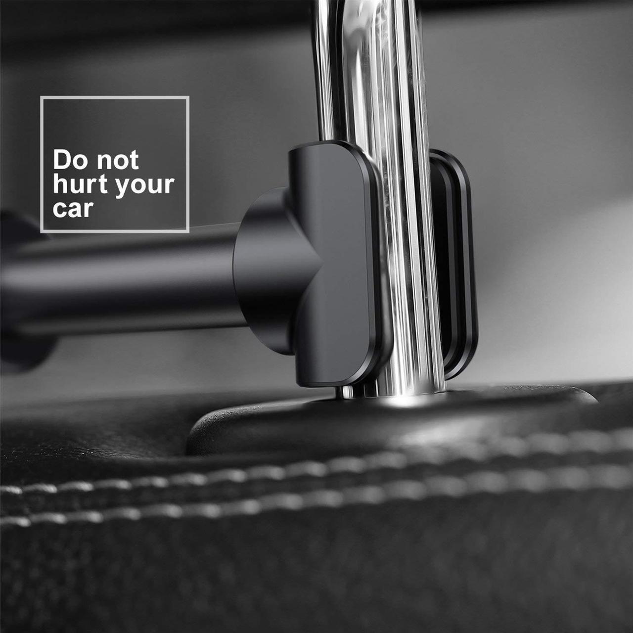 Alt view image 4 of 7 - Car Headrest Mount for Nintendo Switch Adjustable Car Holder for Nintendo Switch iPhone iPad Amazon Kindle Fire Samsung and Other Devices ( 4"-11" )