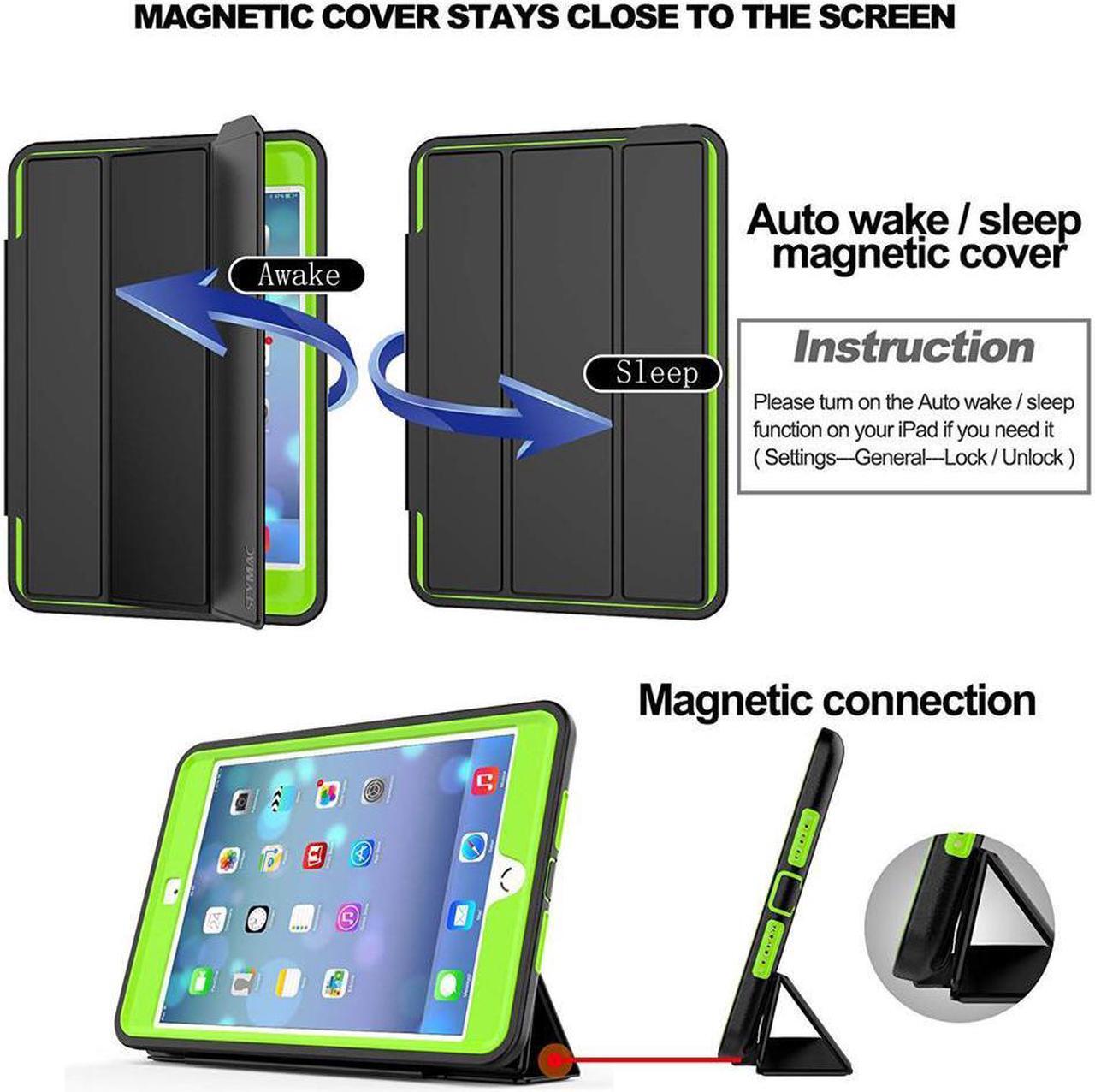 Alt view image 4 of 7 - Magnetic Smart Case for iPad Pro 12.9 Inch 2017 2015 with Auto Sleep Wake Slim Lightweight Smart Shell Stand Cover Protective Cover for iPad Pro 12.9 Inch 1st & 2nd Generation