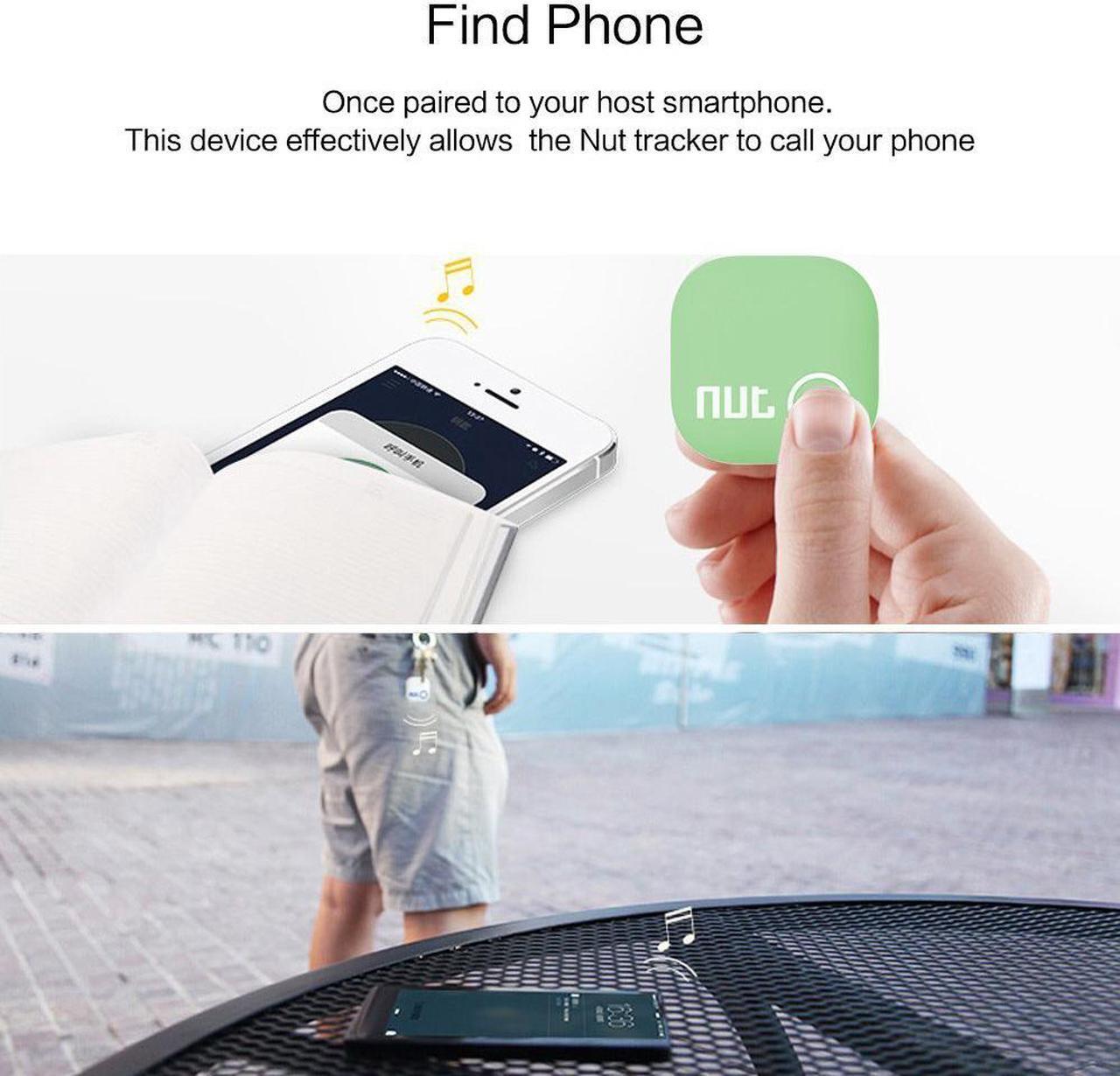Alt view image 3 of 7 - Smart Tag Nut 2 Bluetooth Anti-lost Tracker Key Finder Tracking Wallet Key Bag Pet Dog Tracer Locator Alarm Patch GPS Locator for iOS iPhone iPod iPad Android Green