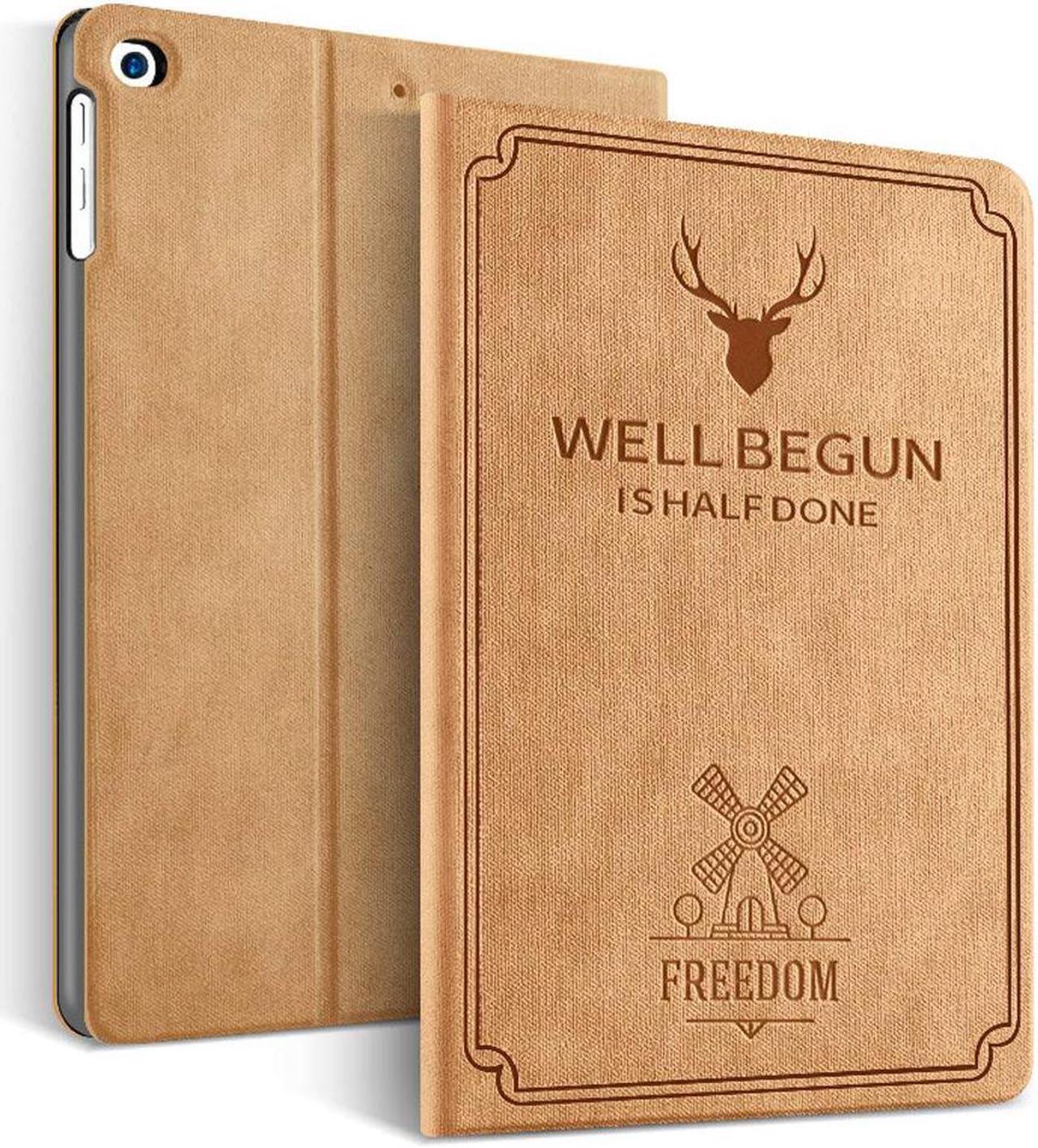 Alt view image 2 of 7 - iPad 9.7 2018 2017 Case / iPad Air 2 Case / iPad Air Case Slim Leather Stand Cover Shell Lightweight Multi-Angle Viewing Folio Cover with Auto Sleep/Wake for Apple iPad 6th / 5th Gen iPad Air 2